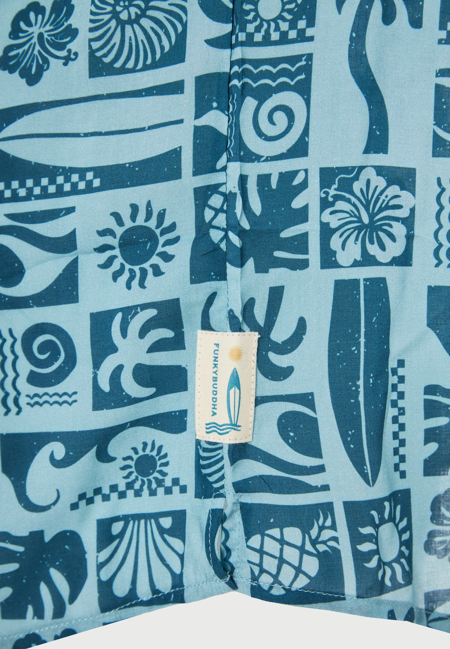 Men's Shirts Funky Buddha Blue