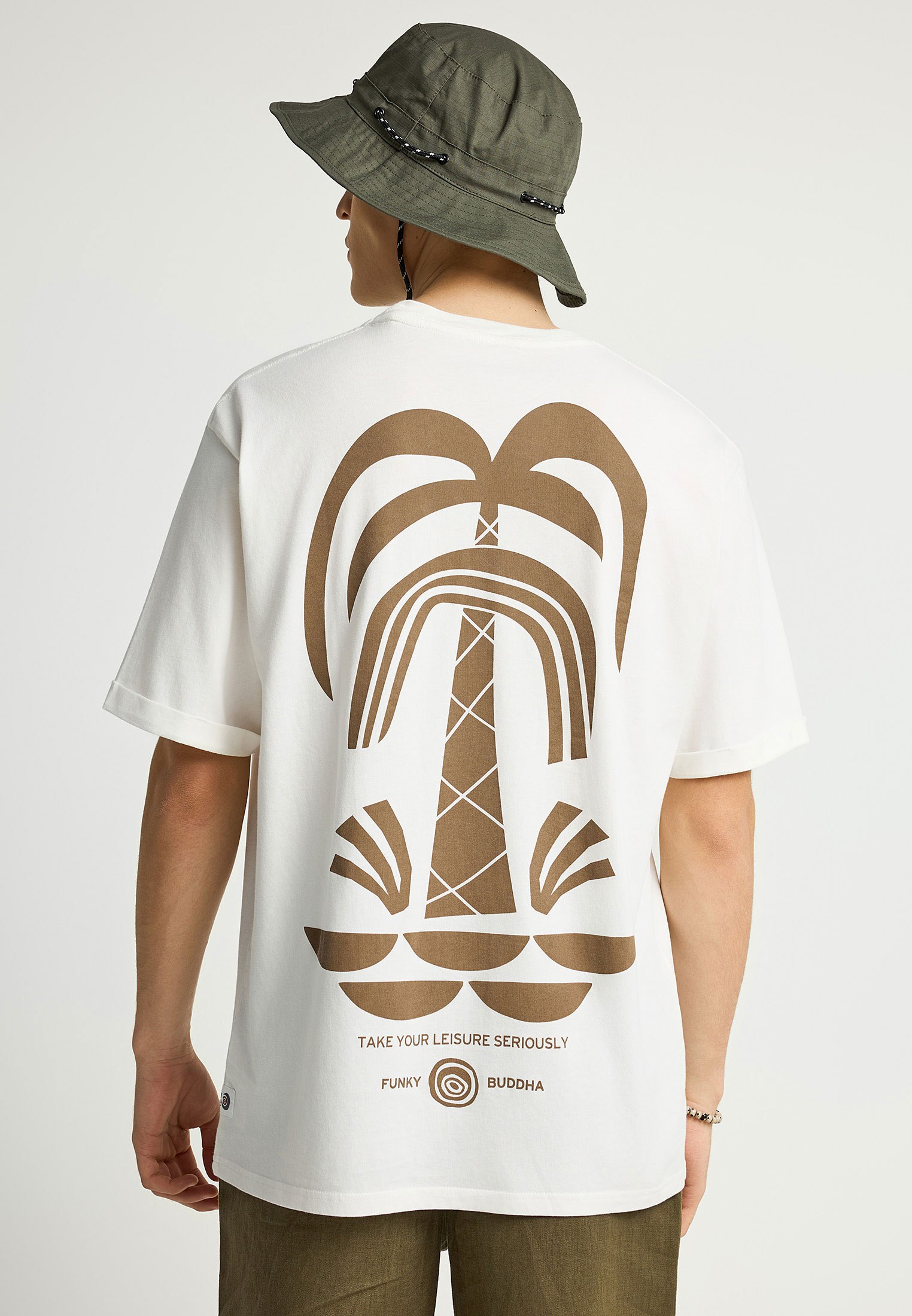 Men's Shirts Funky Buddha White