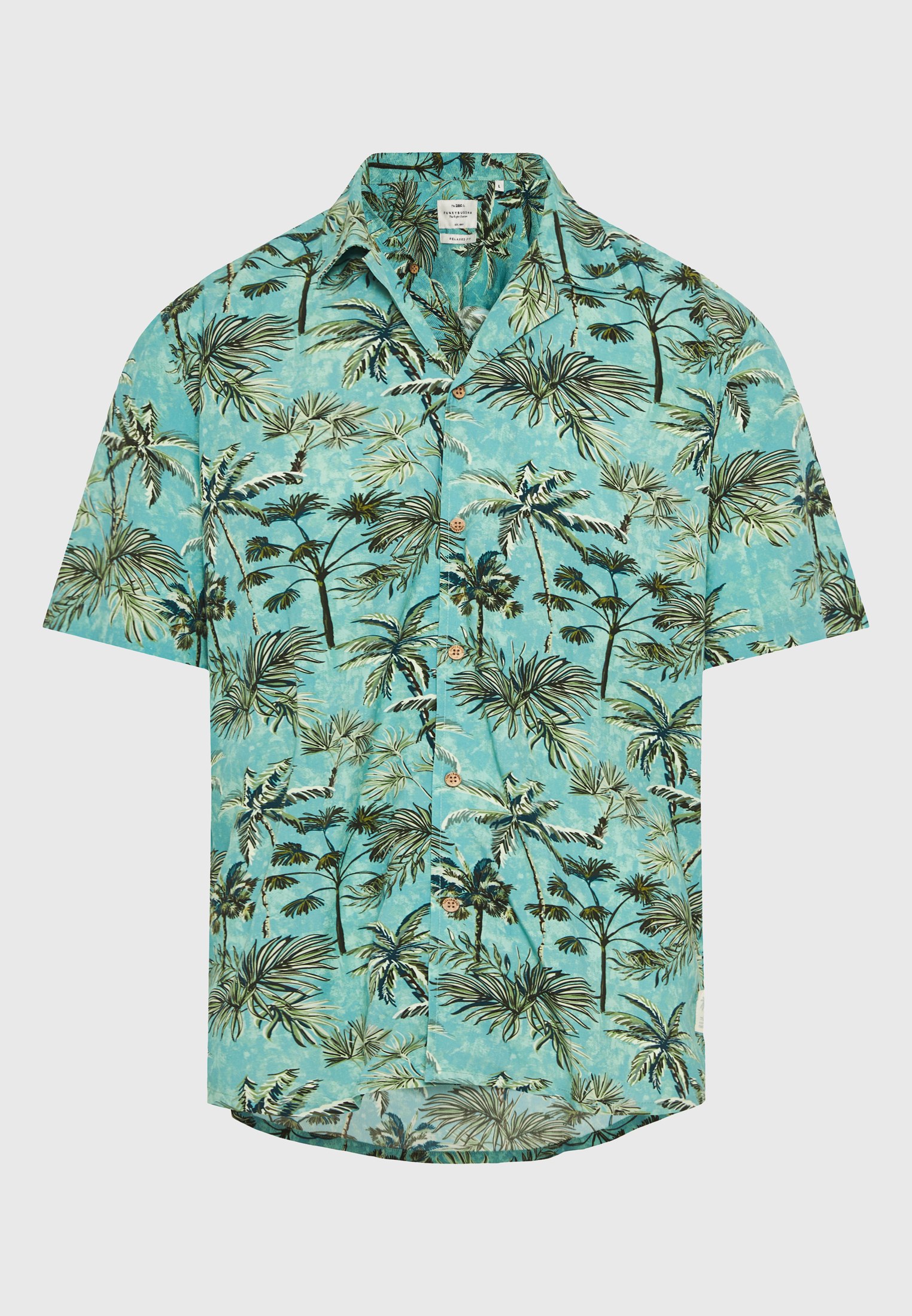Men's Shirts Funky Buddha Blue