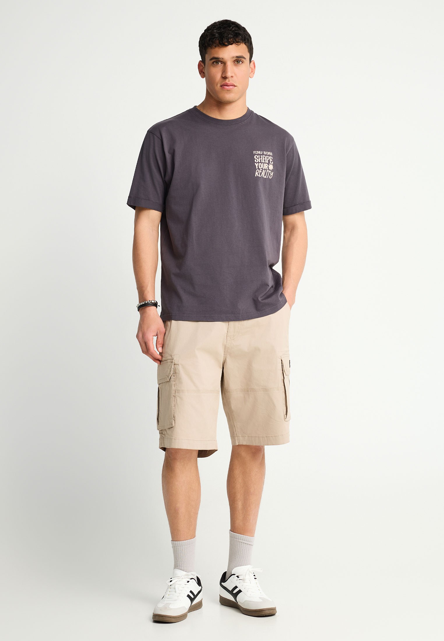 Men's Shirts Funky Buddha Gray