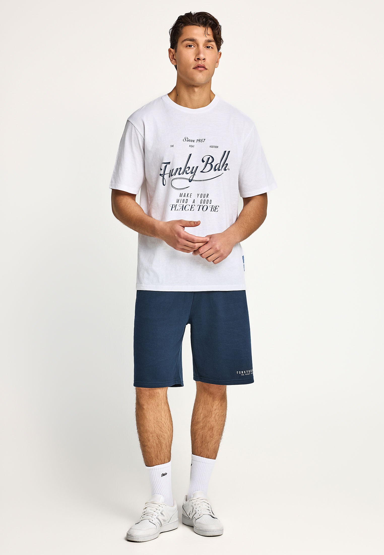 Men's Shorts Funky Buddha Navy