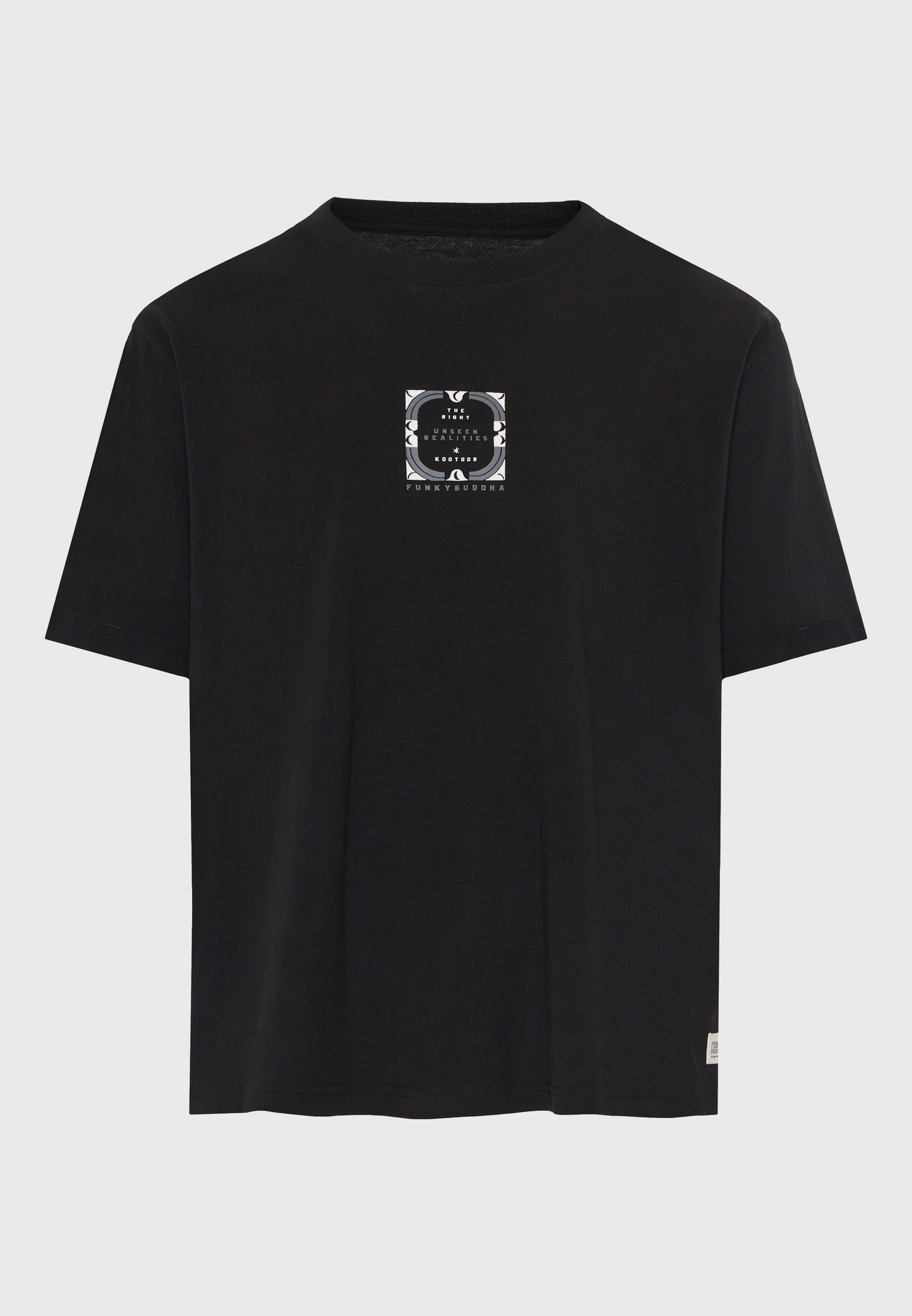 Ανδρικό relaxed t-shirt με τύπωμα στην πλάτη