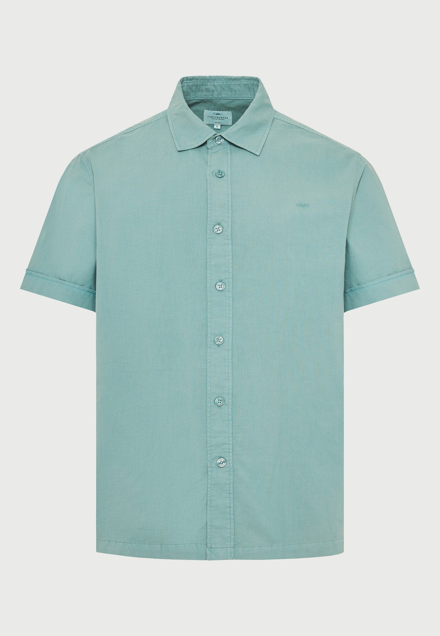 Ανδρικό κοντομάνικο πουκάμισο από βαμβάκι