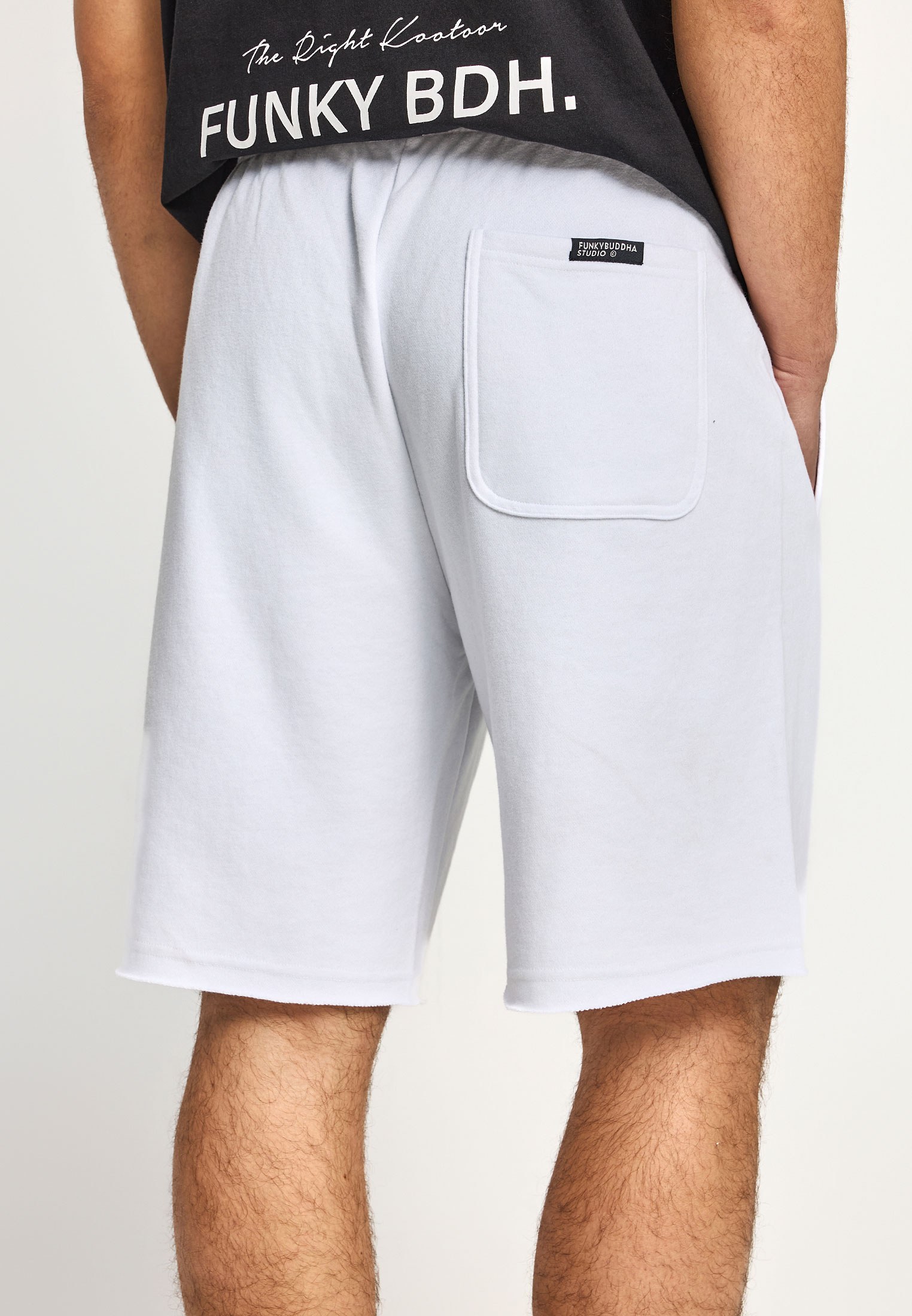 Men's Shorts Funky Buddha White