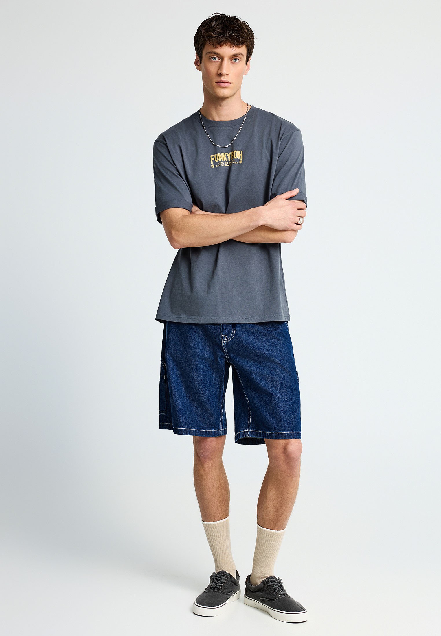 Men's Shirts Funky Buddha Gray