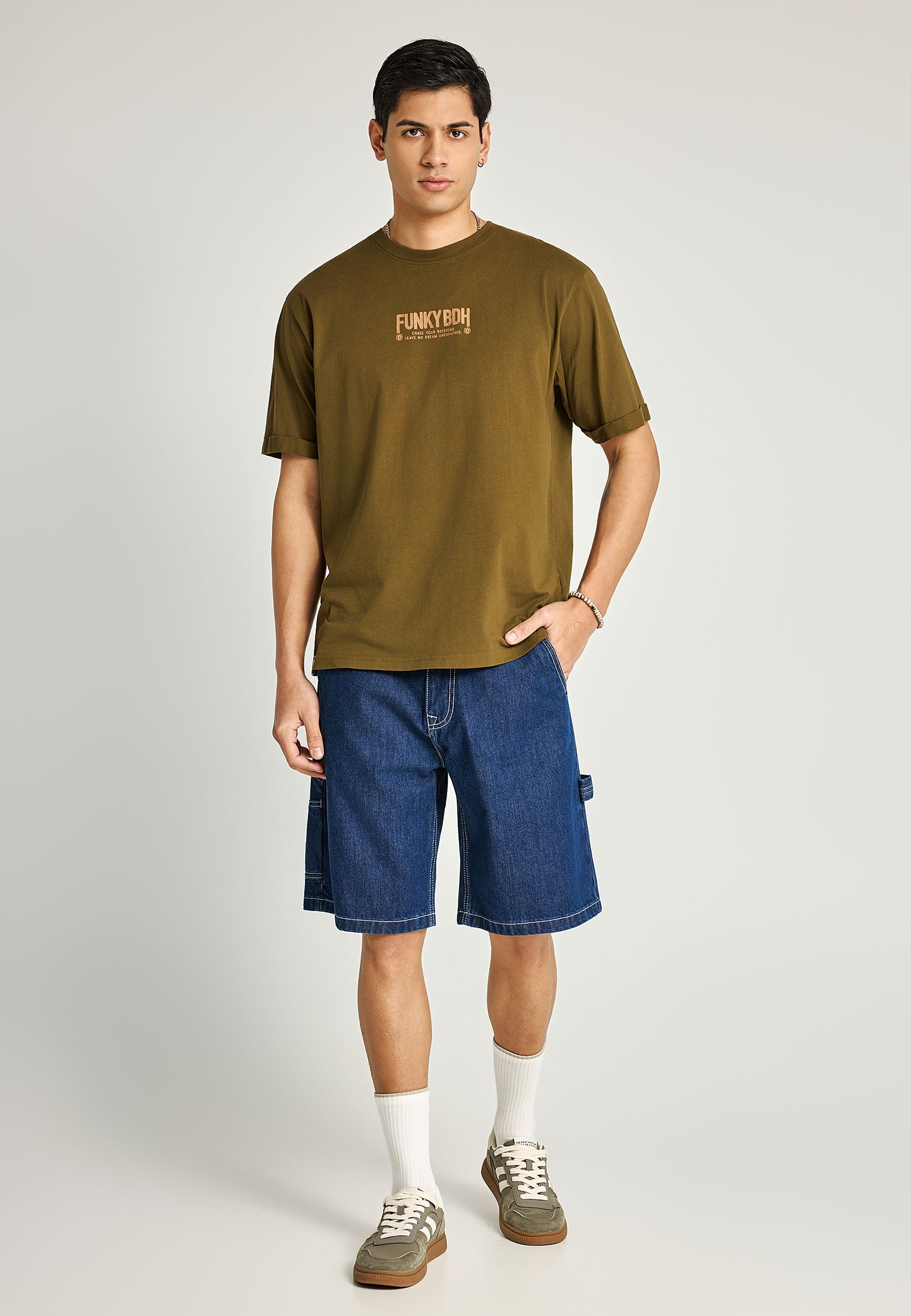 Men's Shirts Funky Buddha Olive