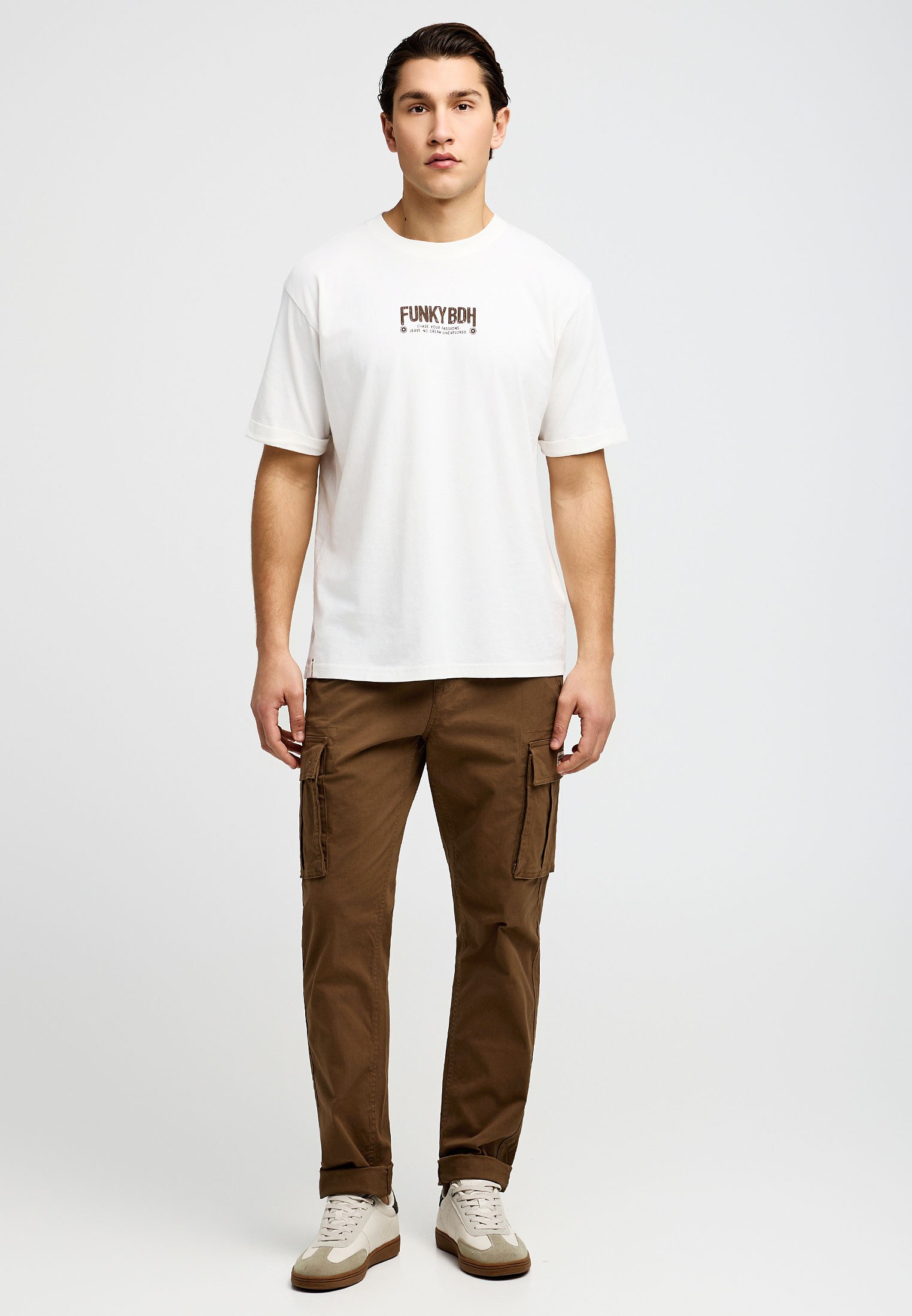 Men's Shirts Funky Buddha White