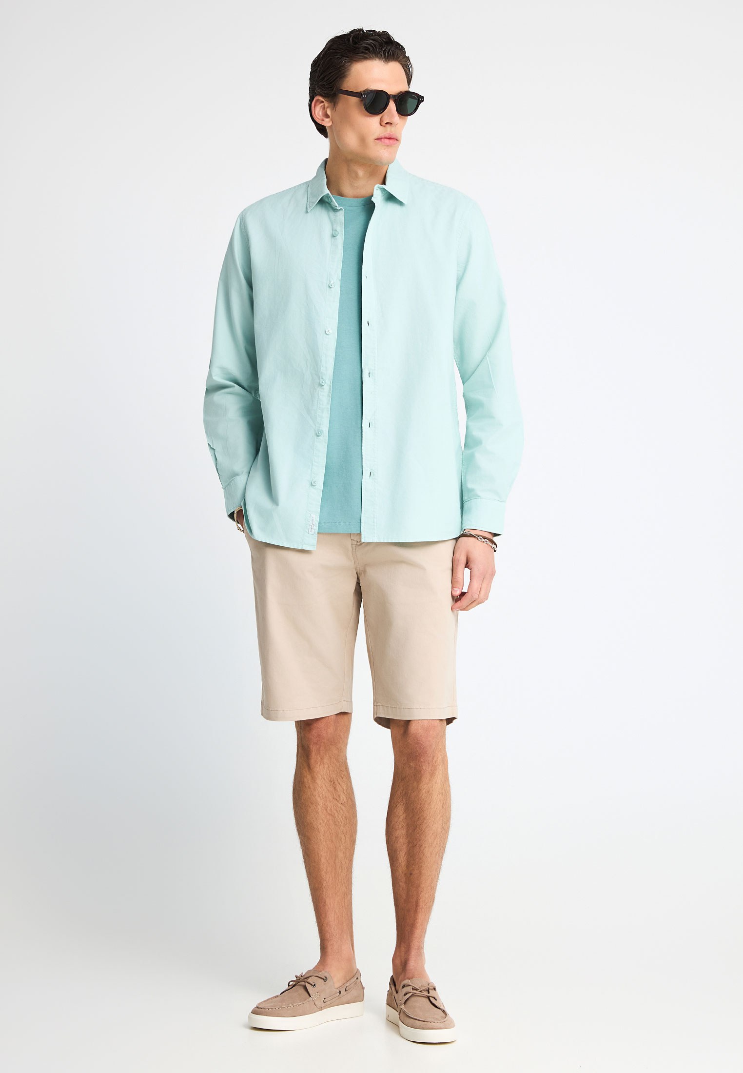 Men's Shirts Funky Buddha Blue