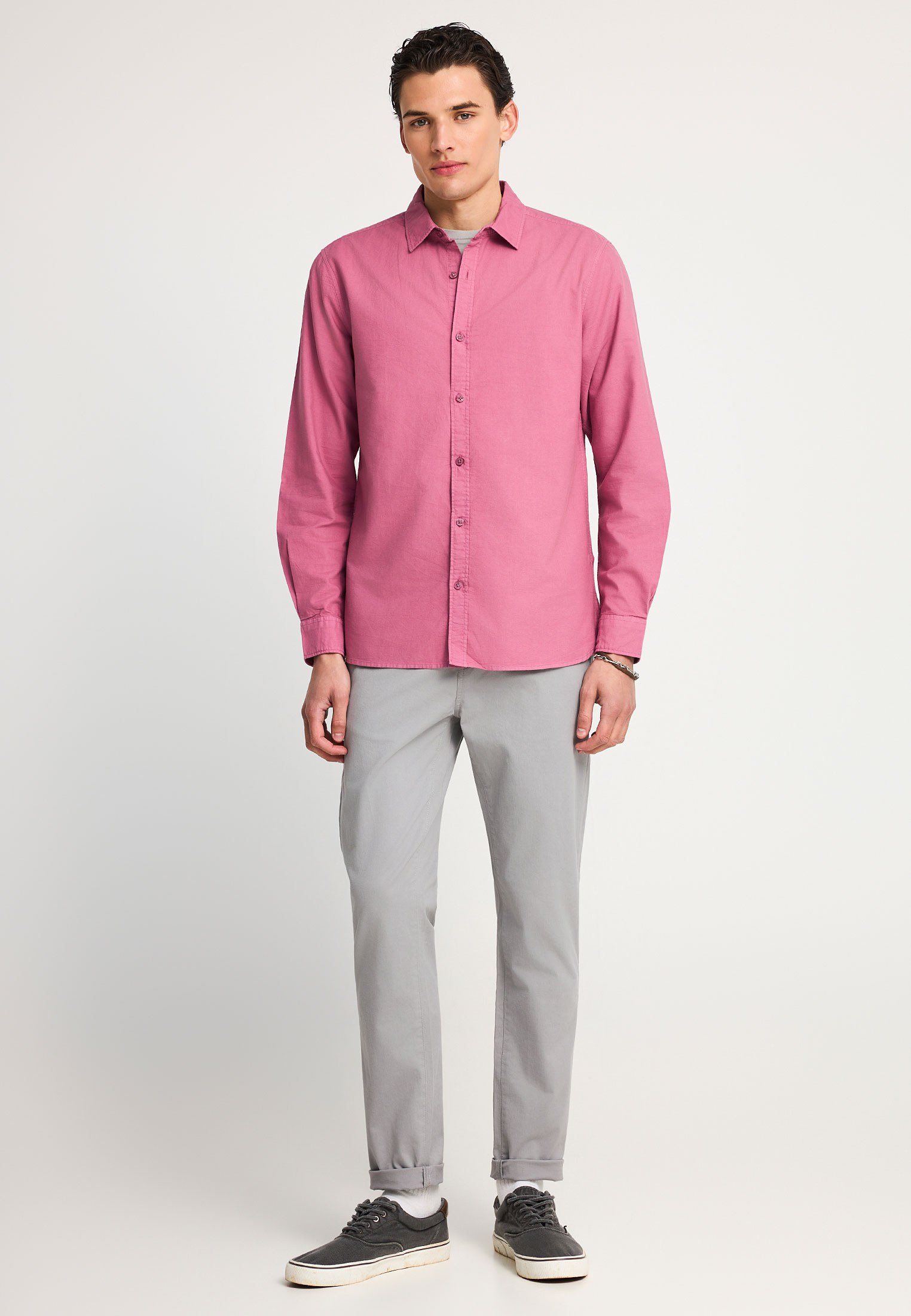 Men's Shirts Funky Buddha Purple