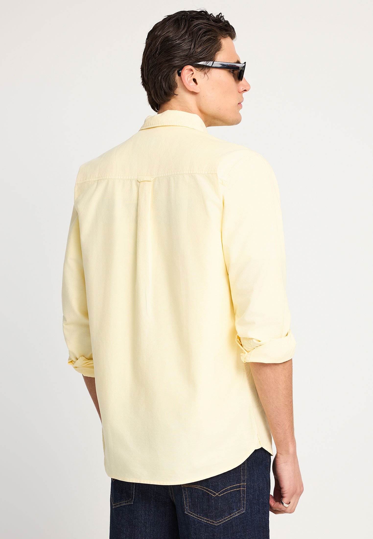 Men's Shirts Funky Buddha Yellow