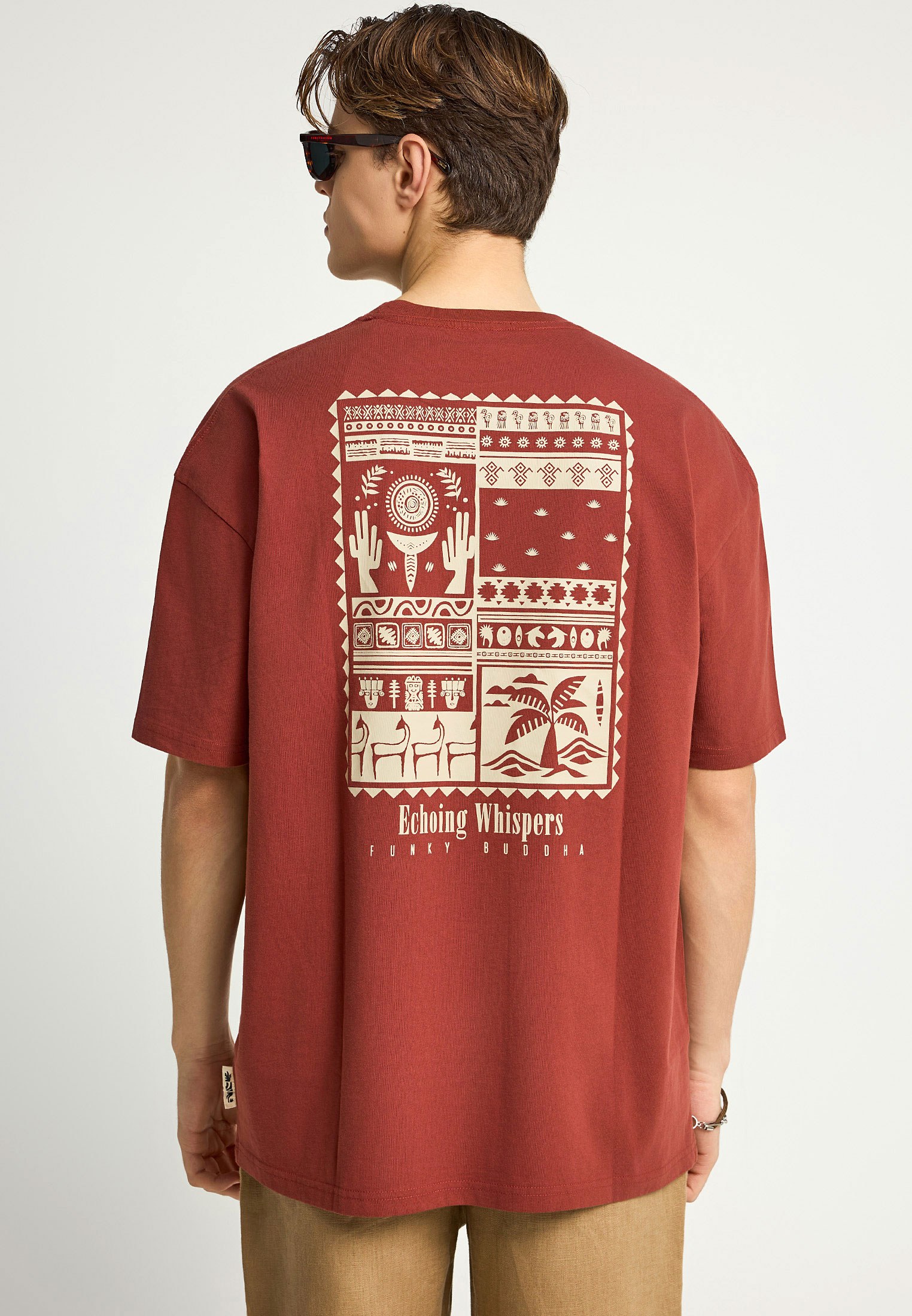 Men's Shirts Funky Buddha Brown