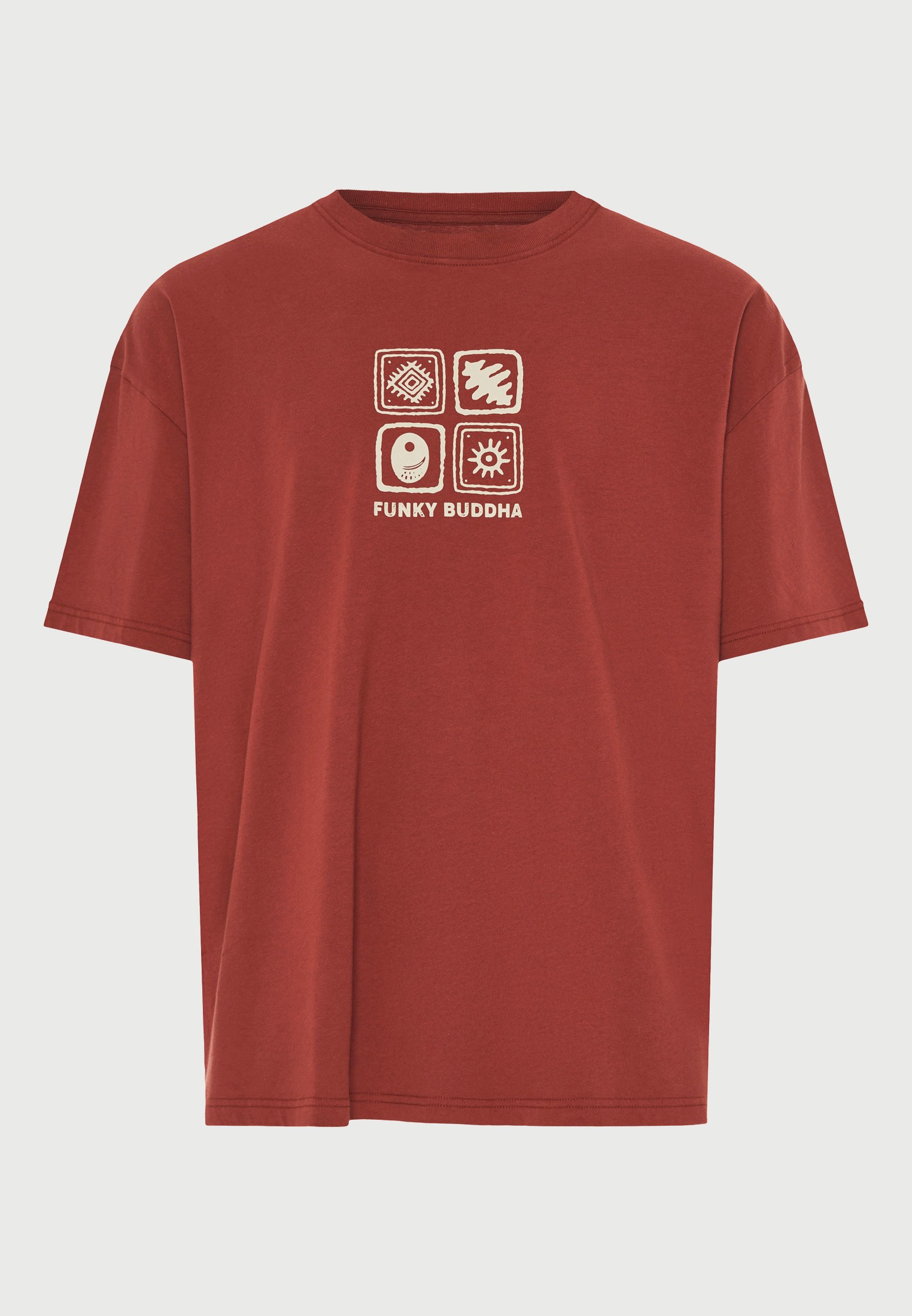 Men's Shirts Funky Buddha Brown