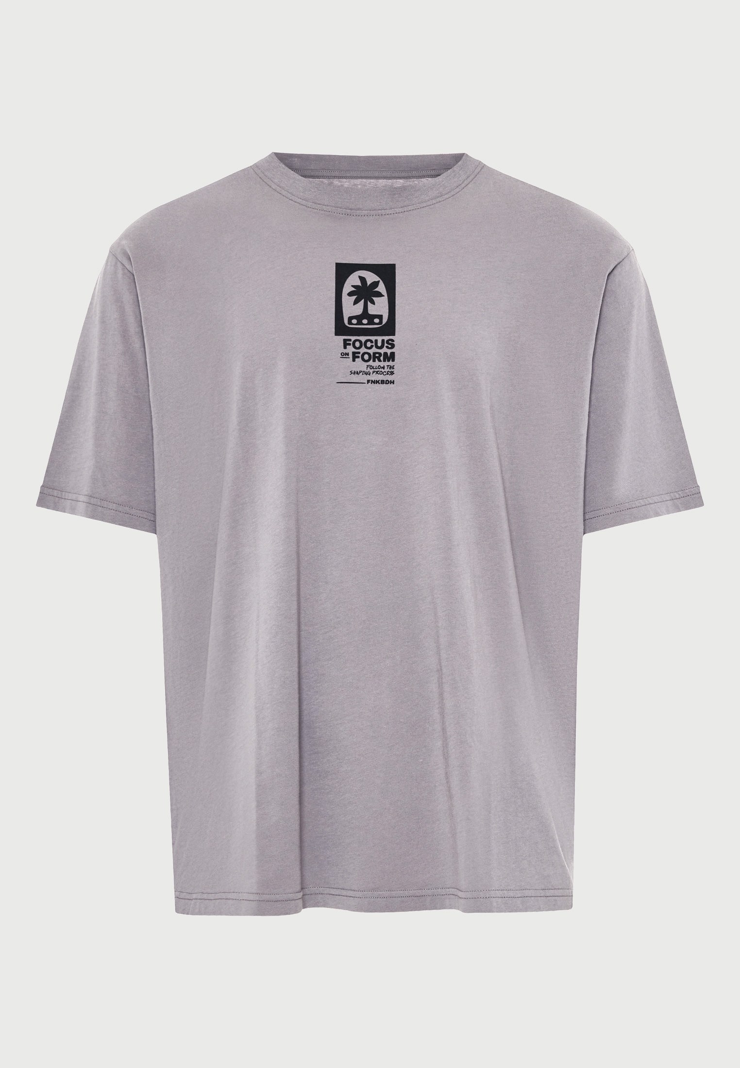 Ανδρικό oversized t-shirt με τύπωμα στην πλάτη