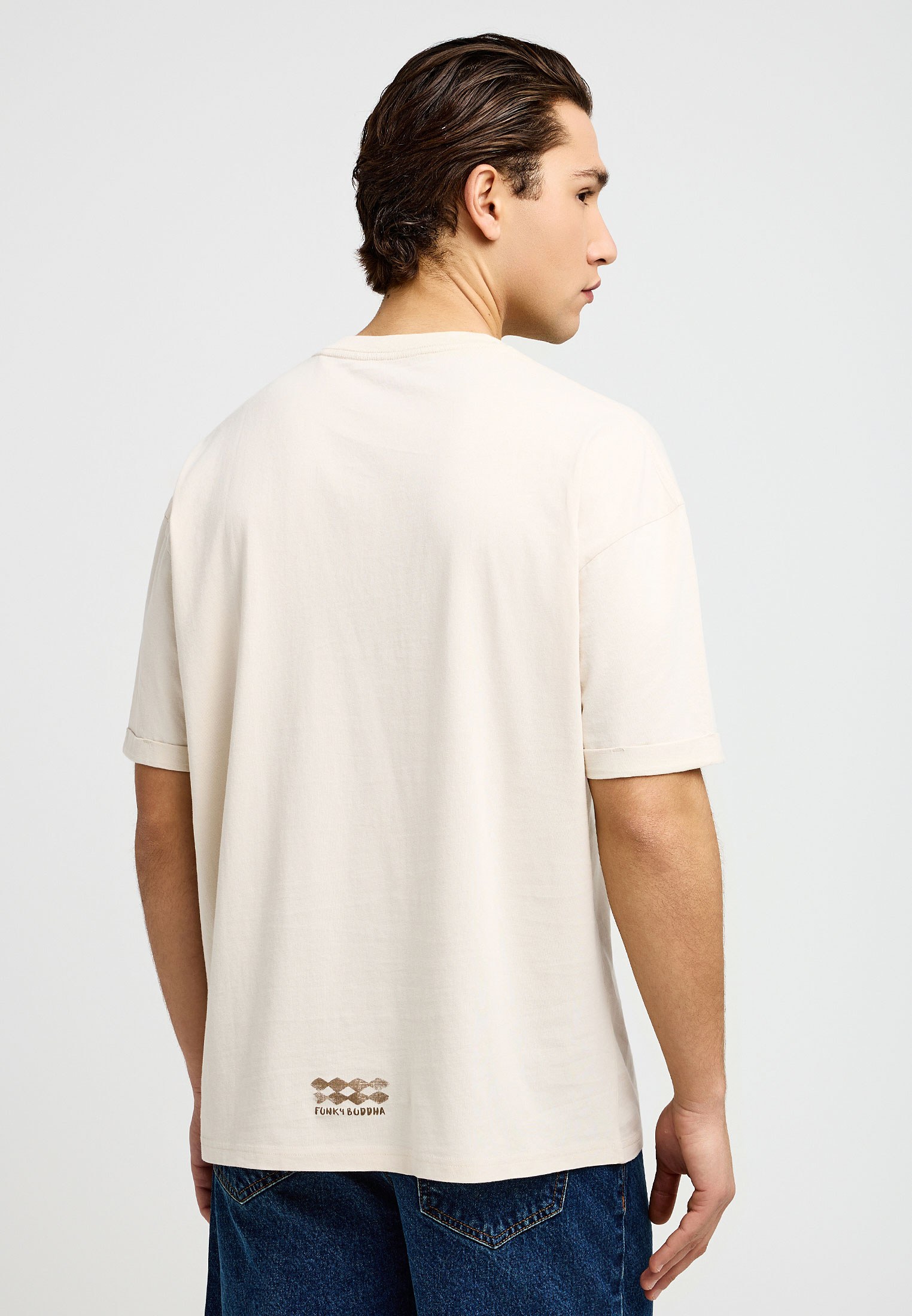 Men's Shirts Funky Buddha White