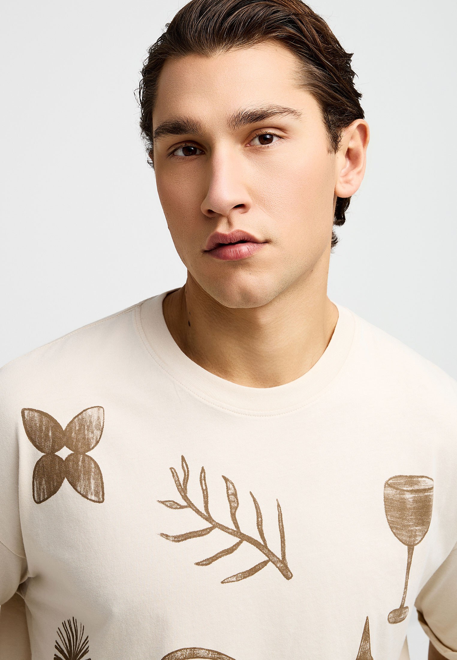 Men's Shirts Funky Buddha White