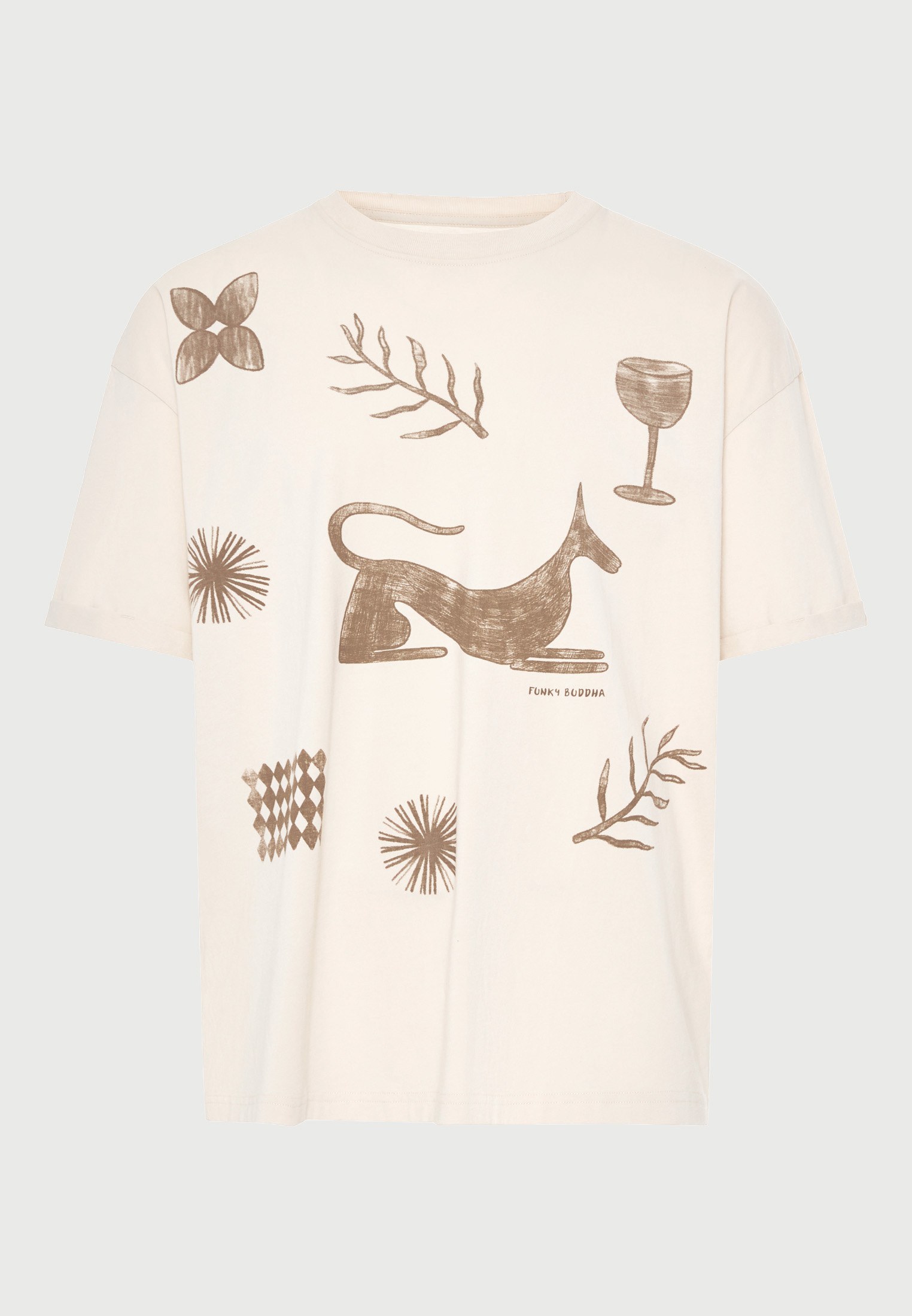 Men's Shirts Funky Buddha White