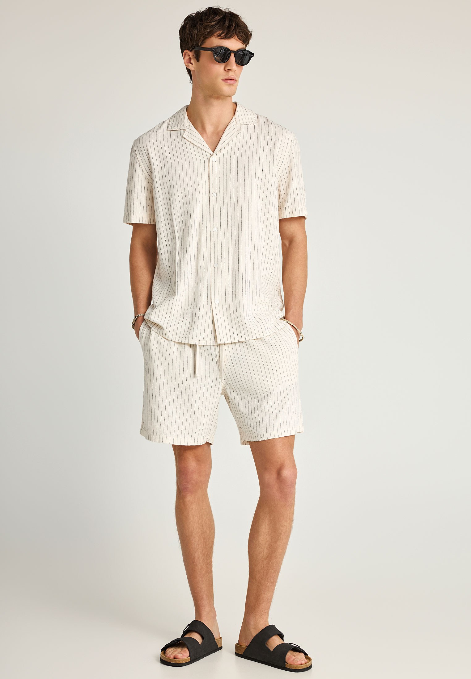 Men's Shirts Funky Buddha White