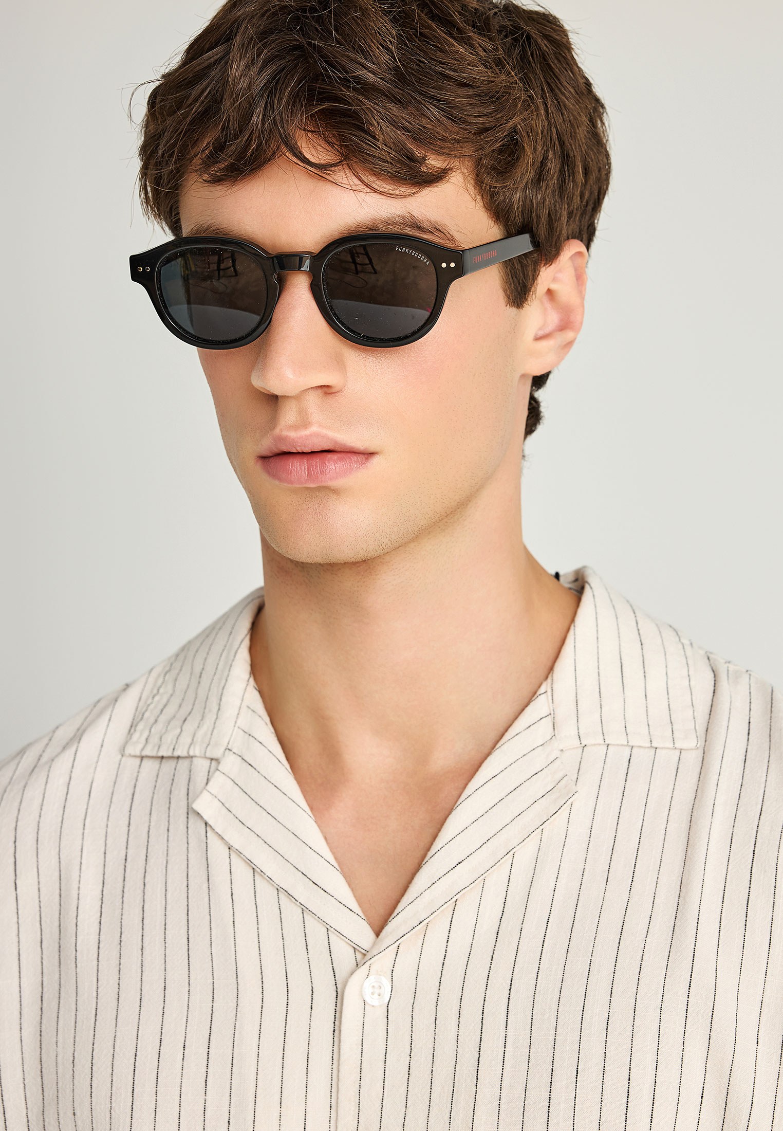 Men's Shirts Funky Buddha White