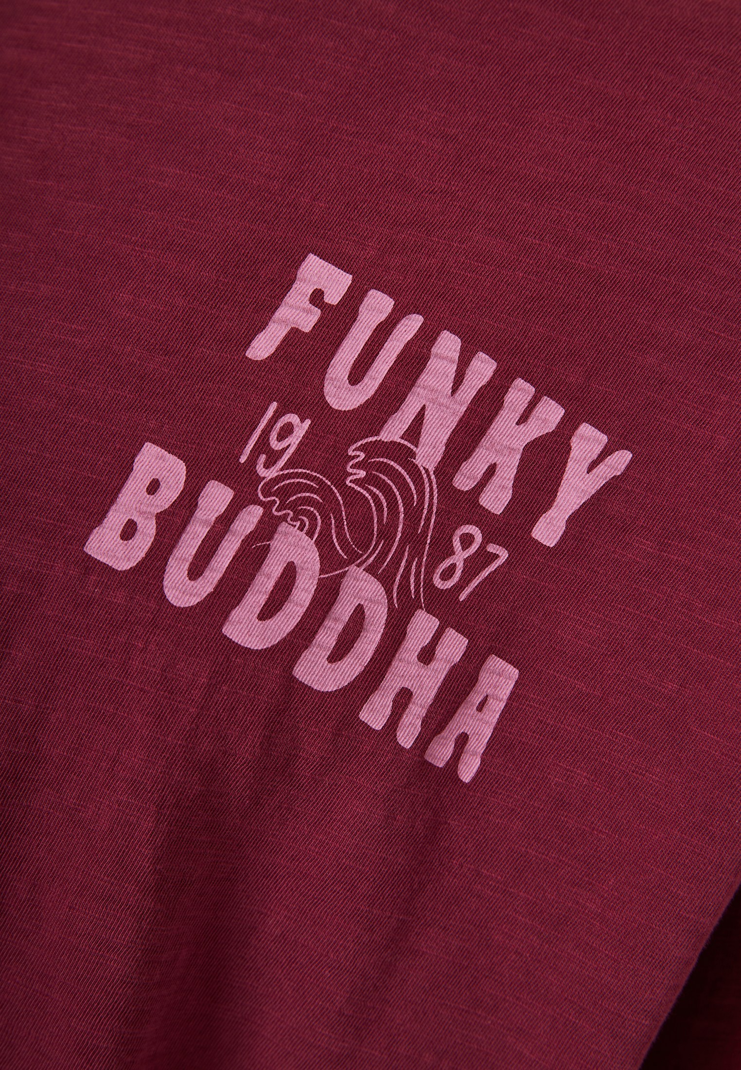 Men's Shirts Funky Buddha Bordeaux