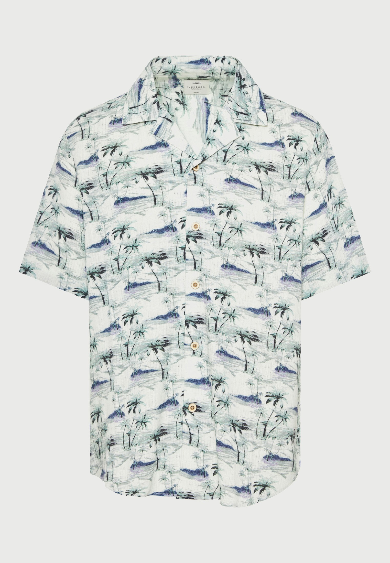 Men's Shirts Funky Buddha White