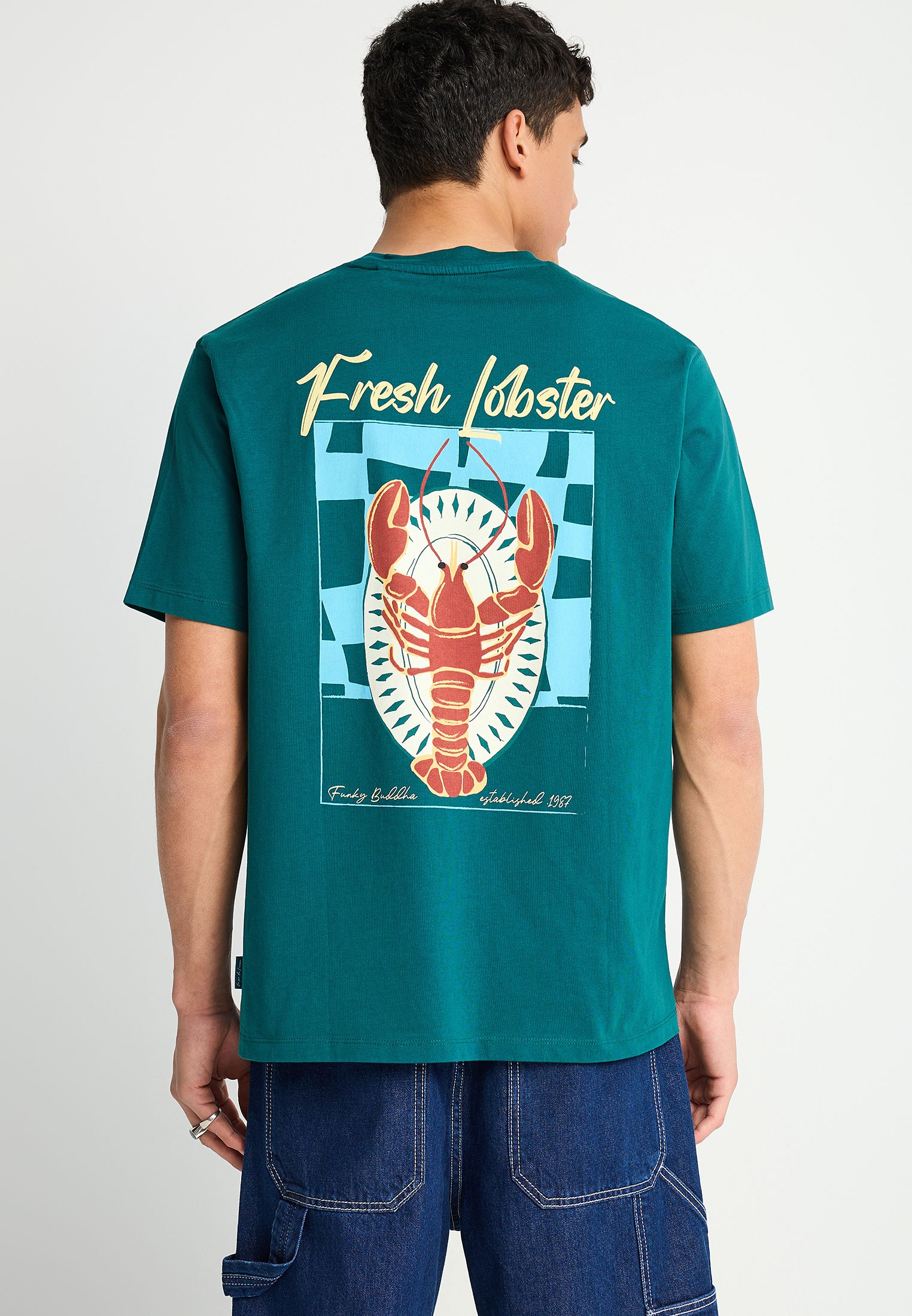 Men's Shirts Funky Buddha Green