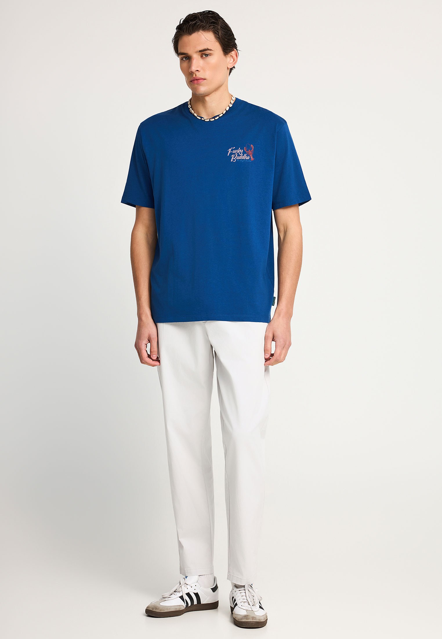 Men's Shirts Funky Buddha Blue