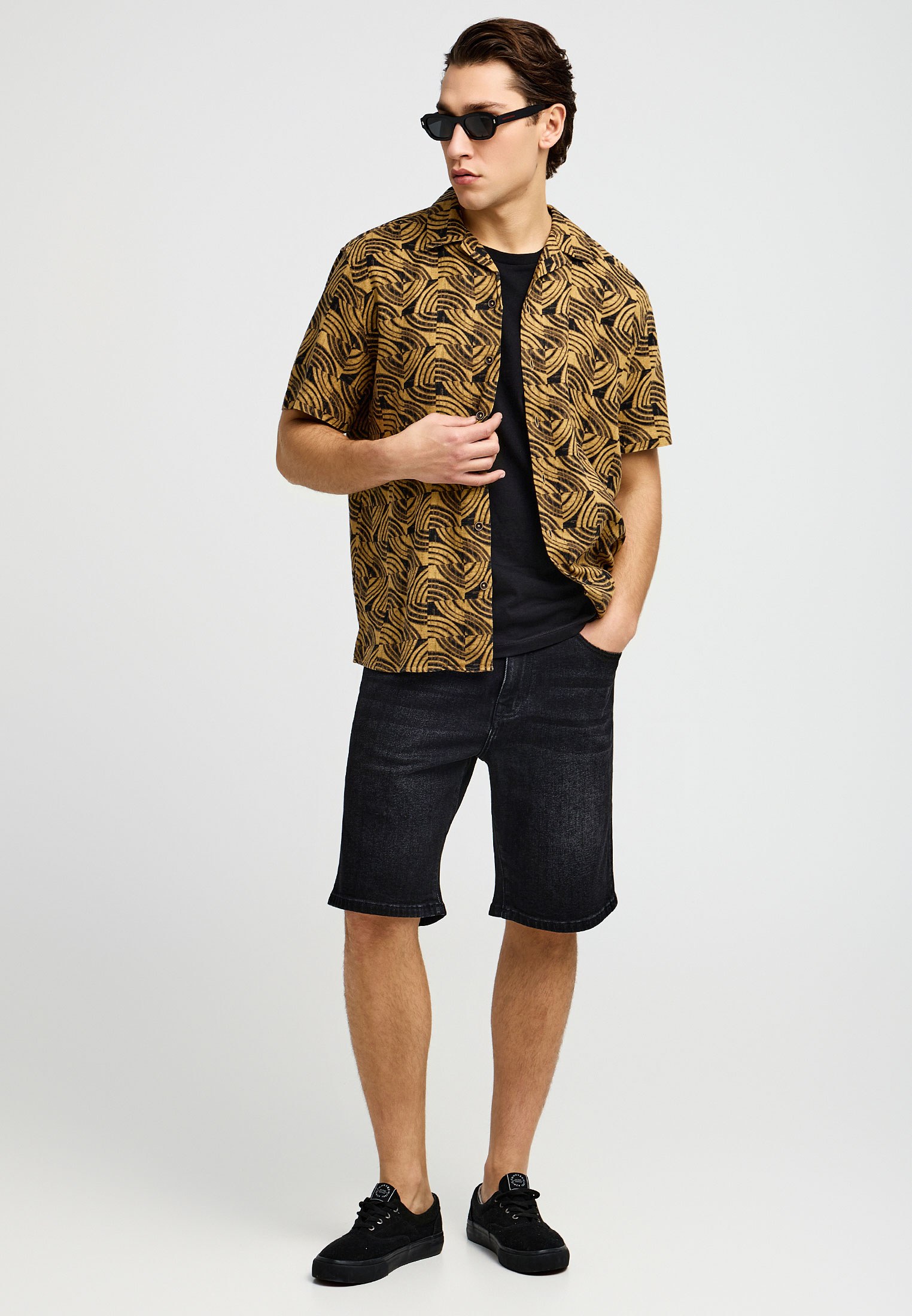 Men's Shorts Funky Buddha Black