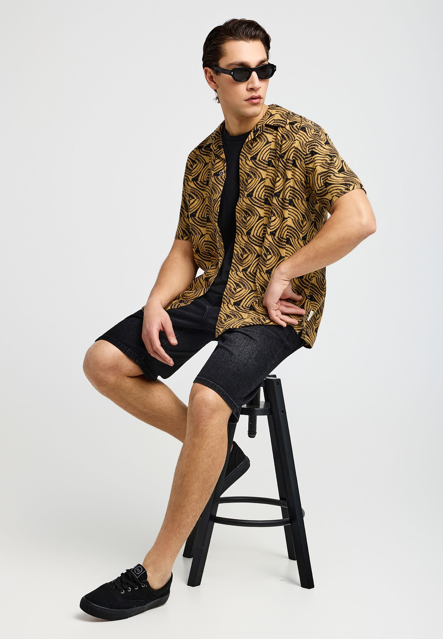 Men's Shorts Funky Buddha Black