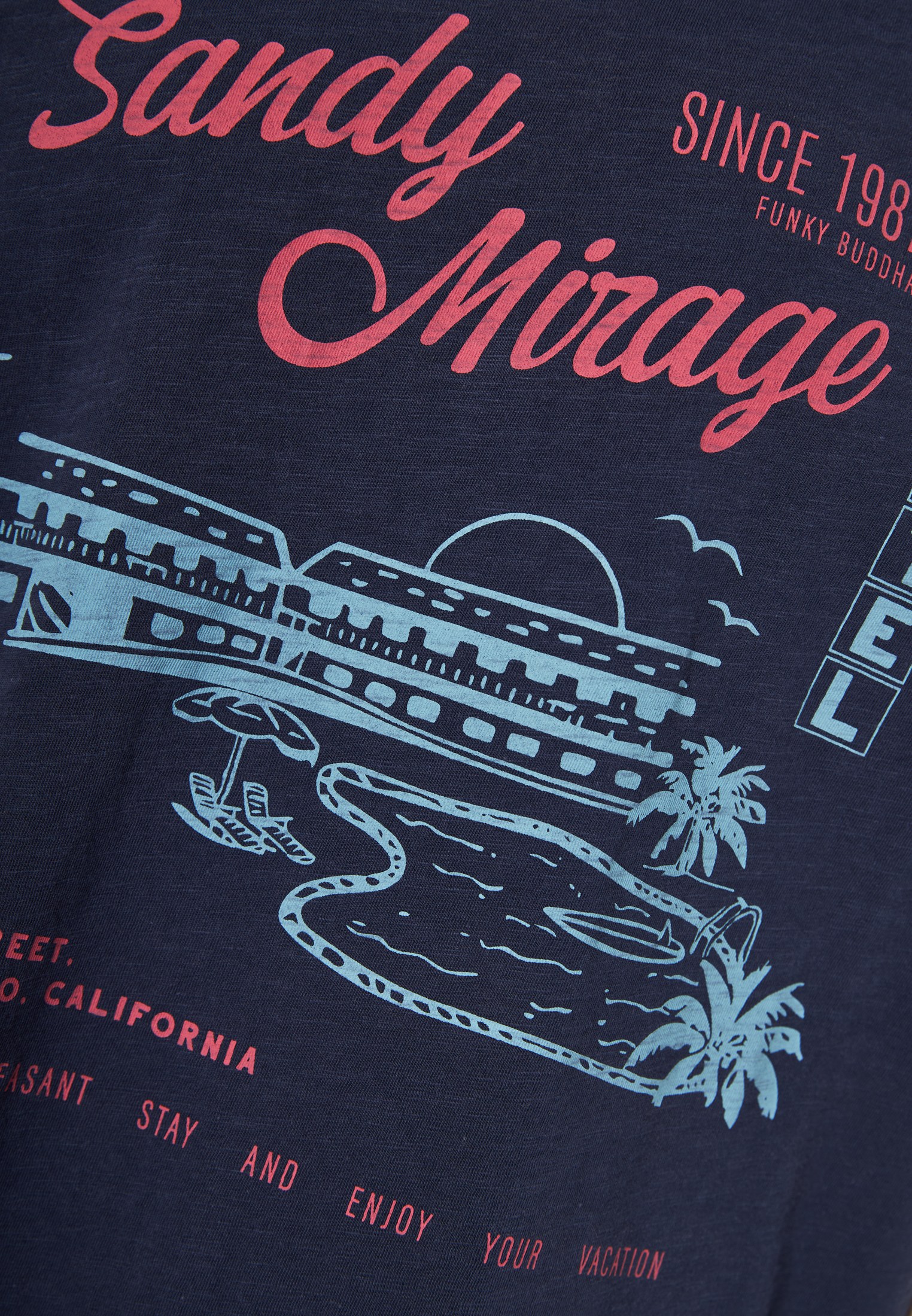 Men's Shirts Funky Buddha Navy