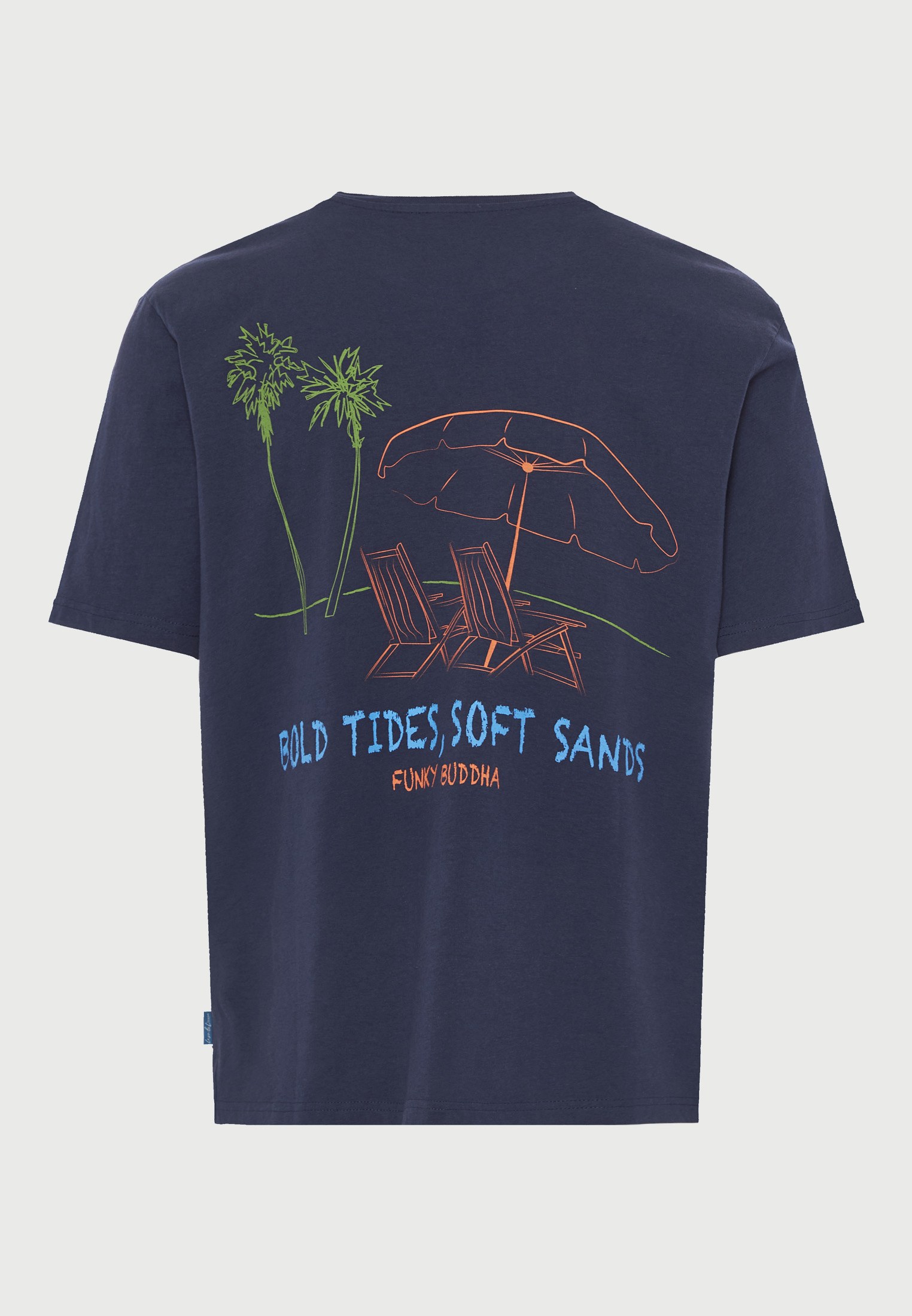 Men's Shirts Funky Buddha Navy