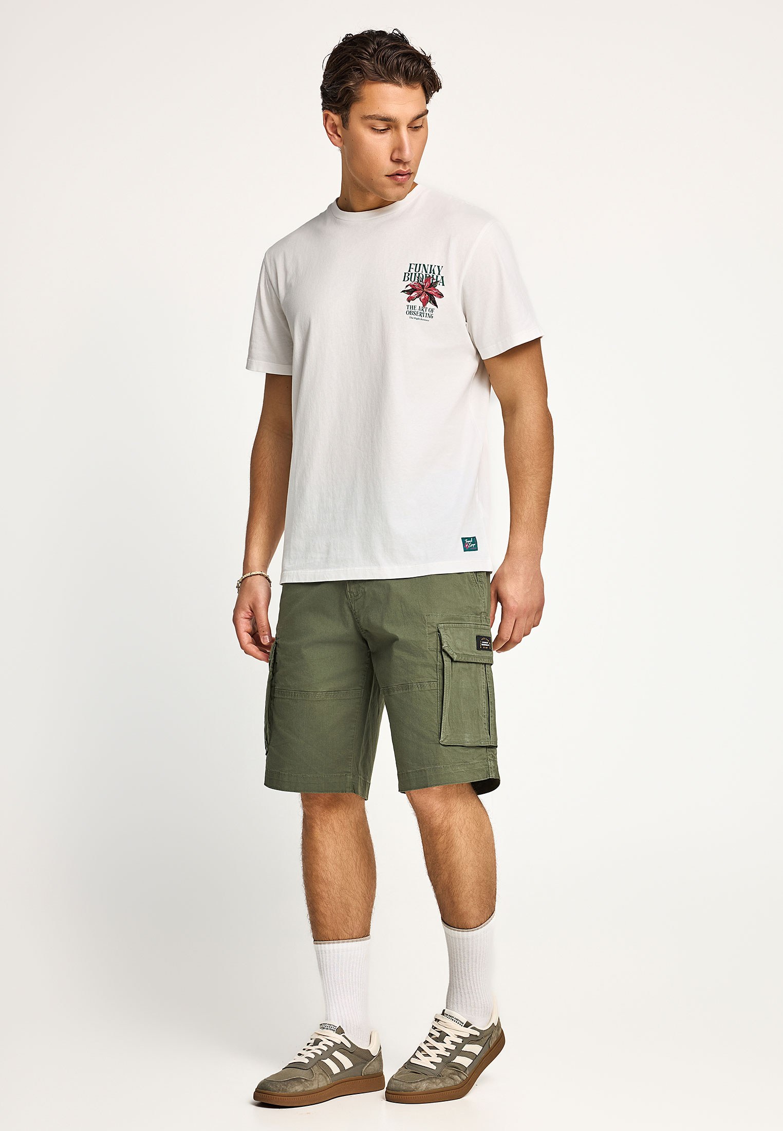 Men's Shirts Funky Buddha White