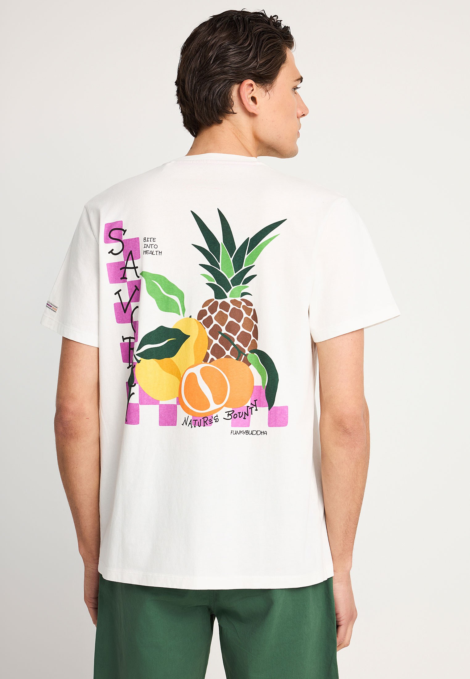 Men's Shirts Funky Buddha White