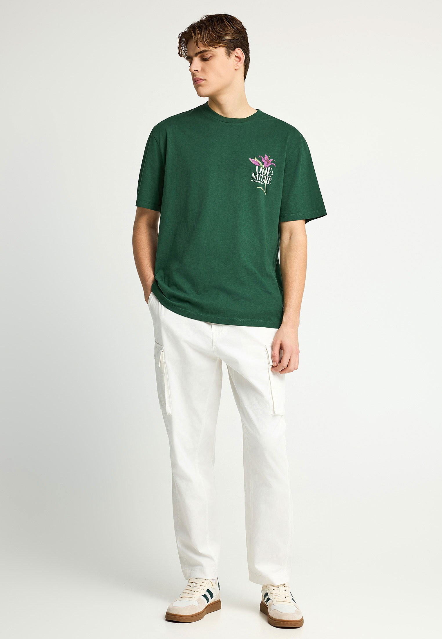 Men's Shirts Funky Buddha Green