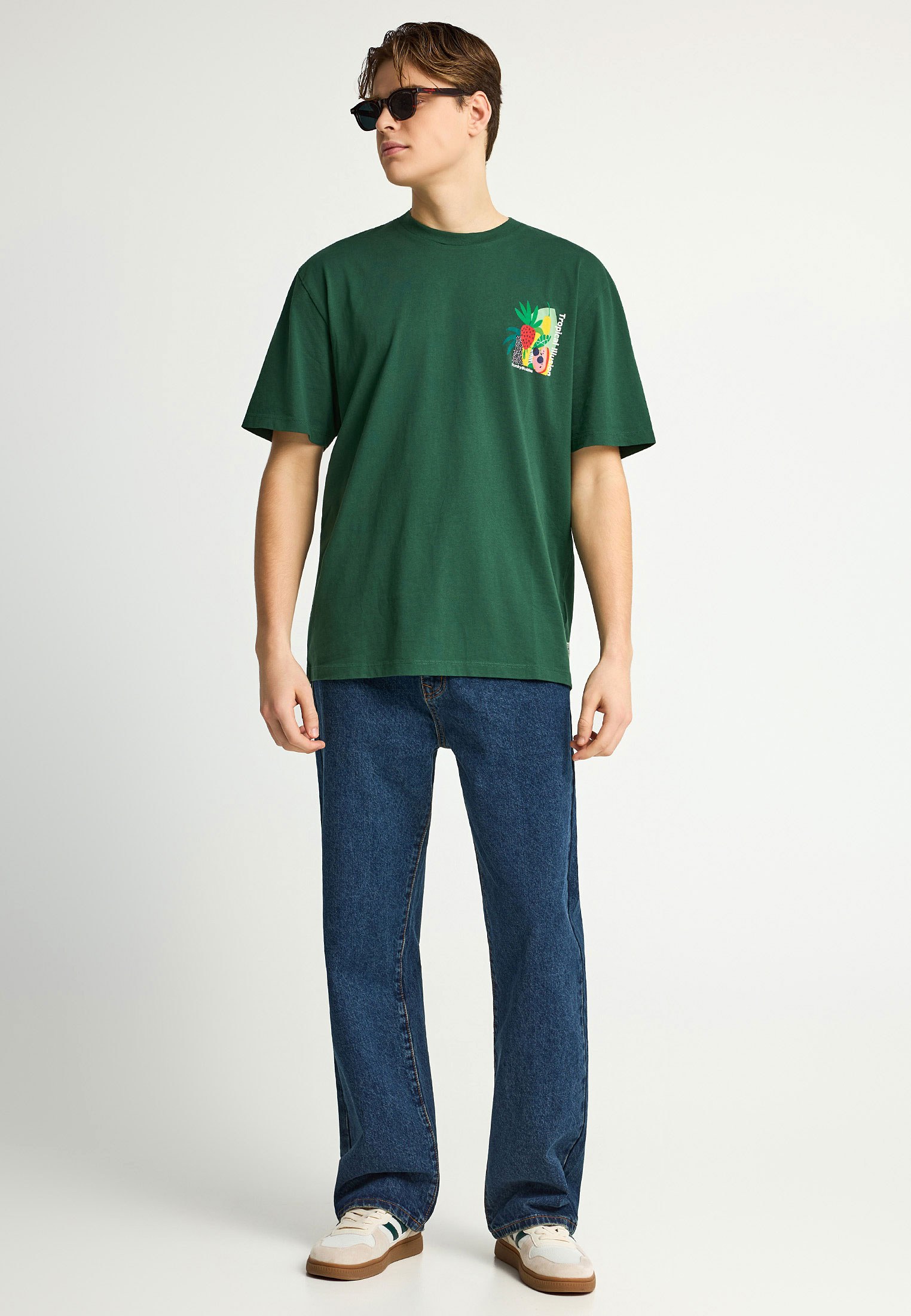 Men's Shirts Funky Buddha Green