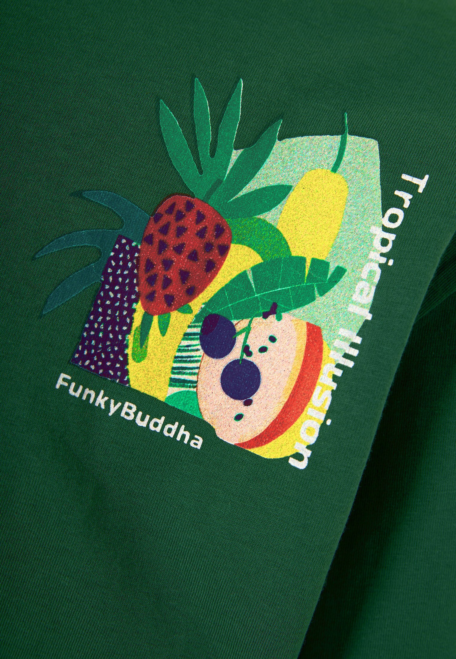 Men's Shirts Funky Buddha Green