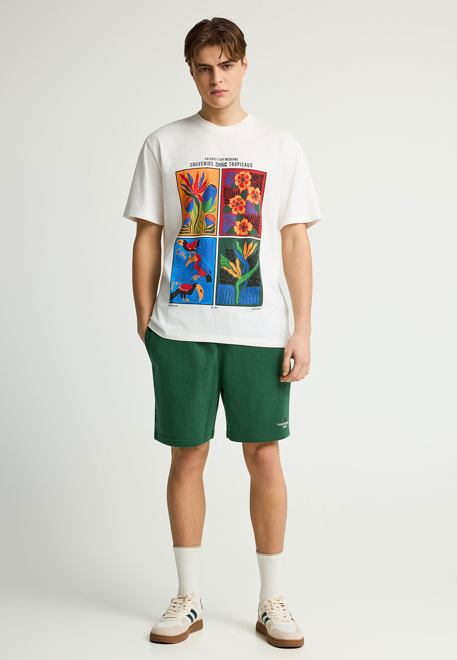 Men's Shirts Funky Buddha White