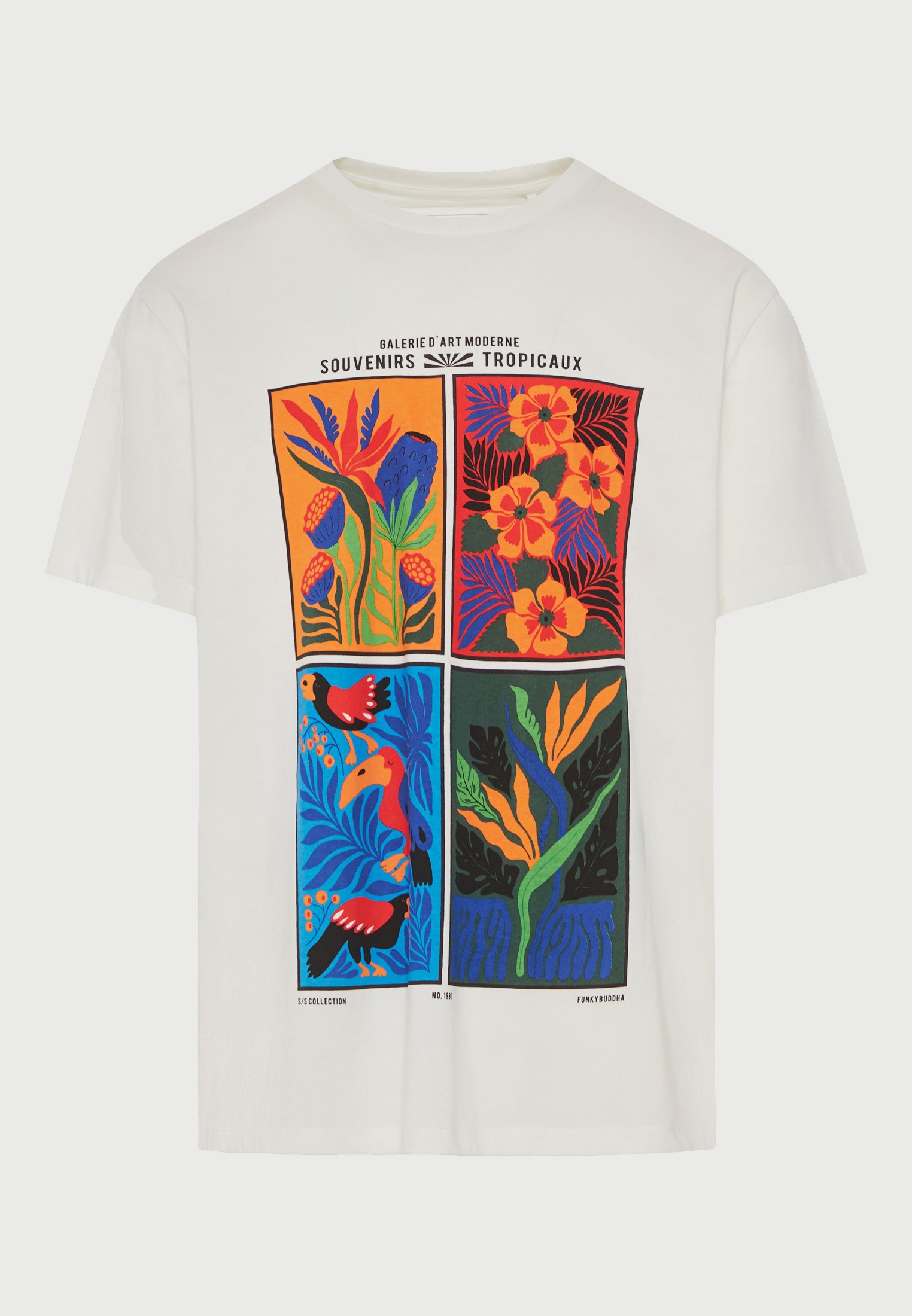 Men's Shirts Funky Buddha White