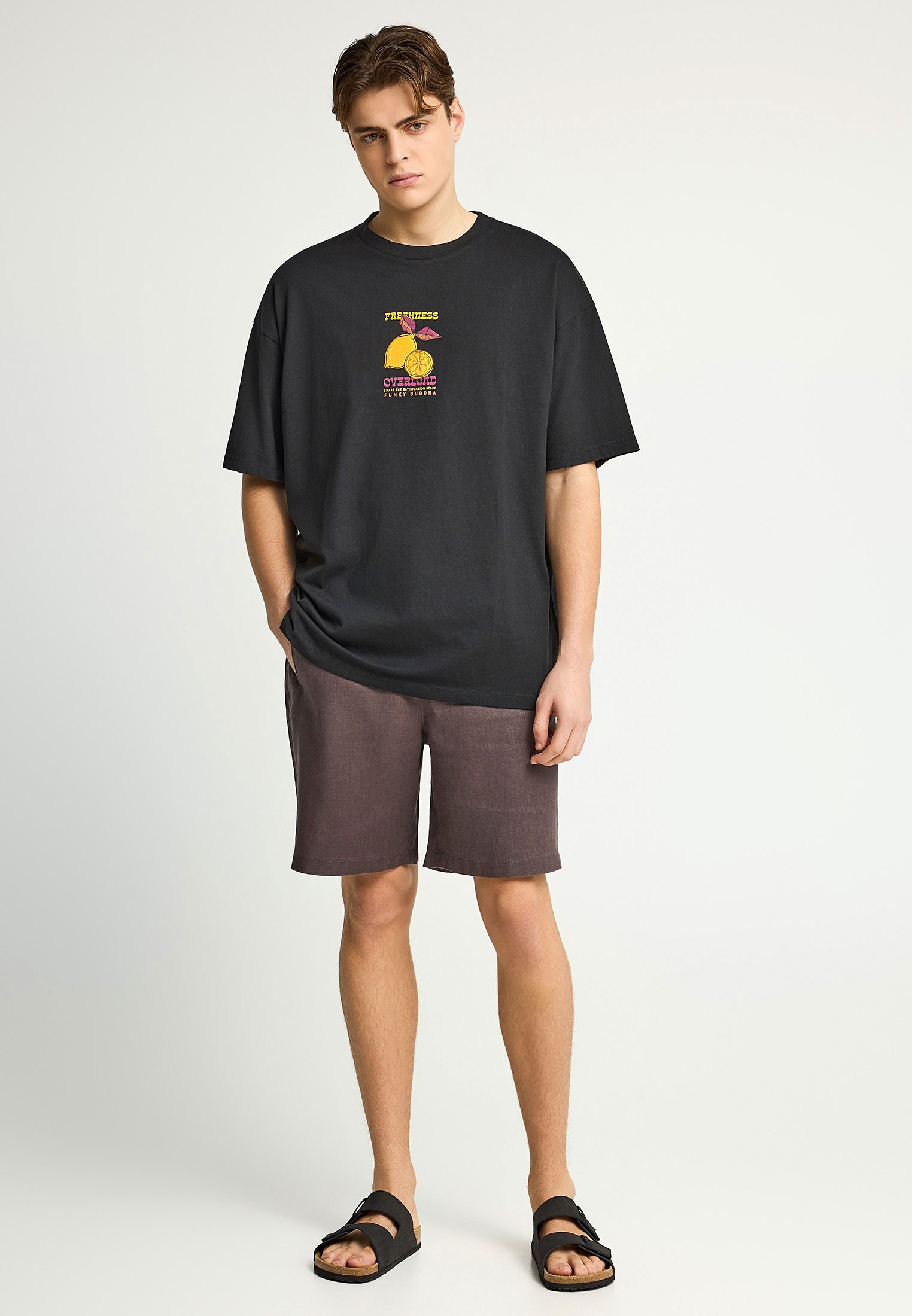 Men's Shirts Funky Buddha Black