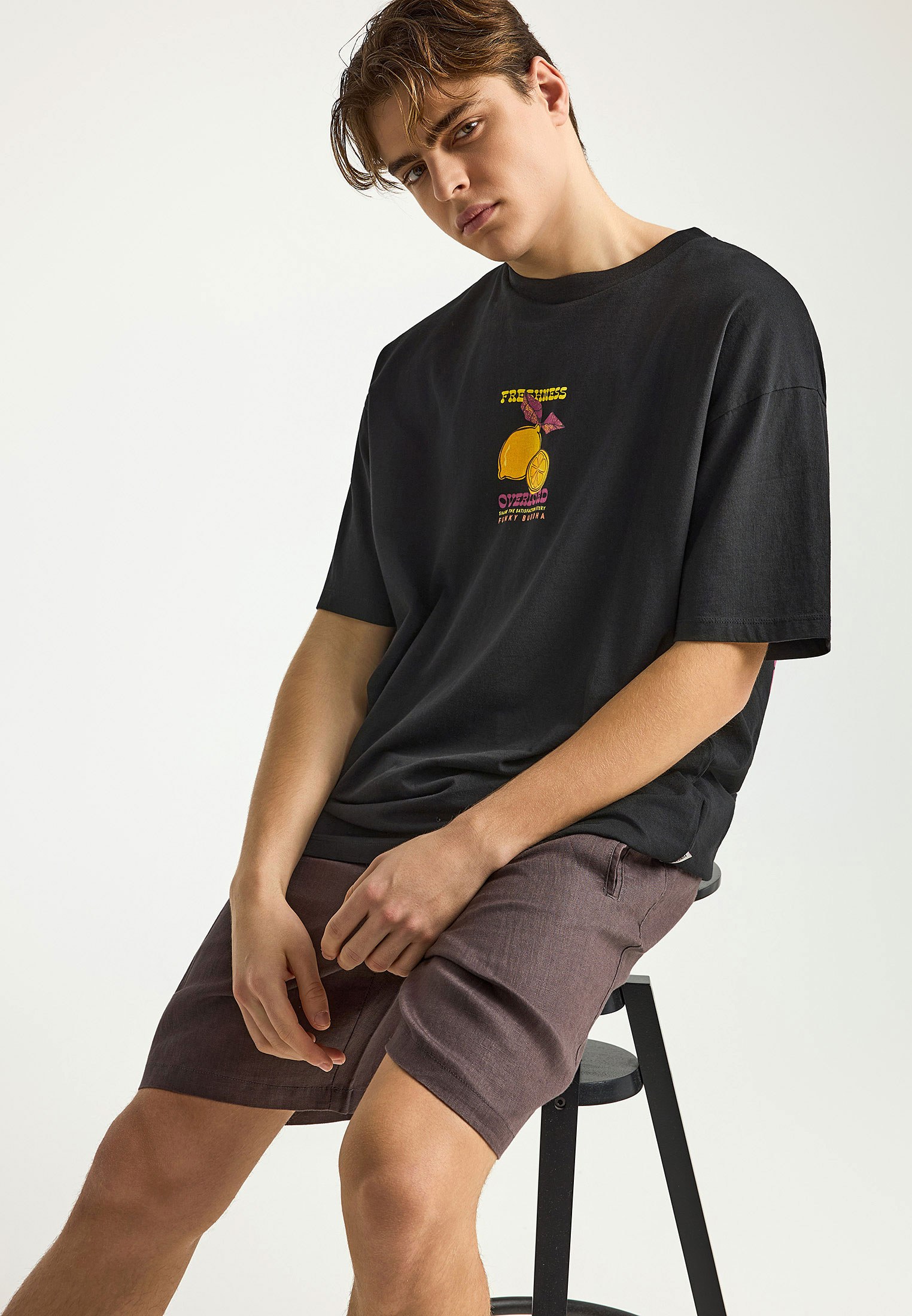 Men's Shirts Funky Buddha Black