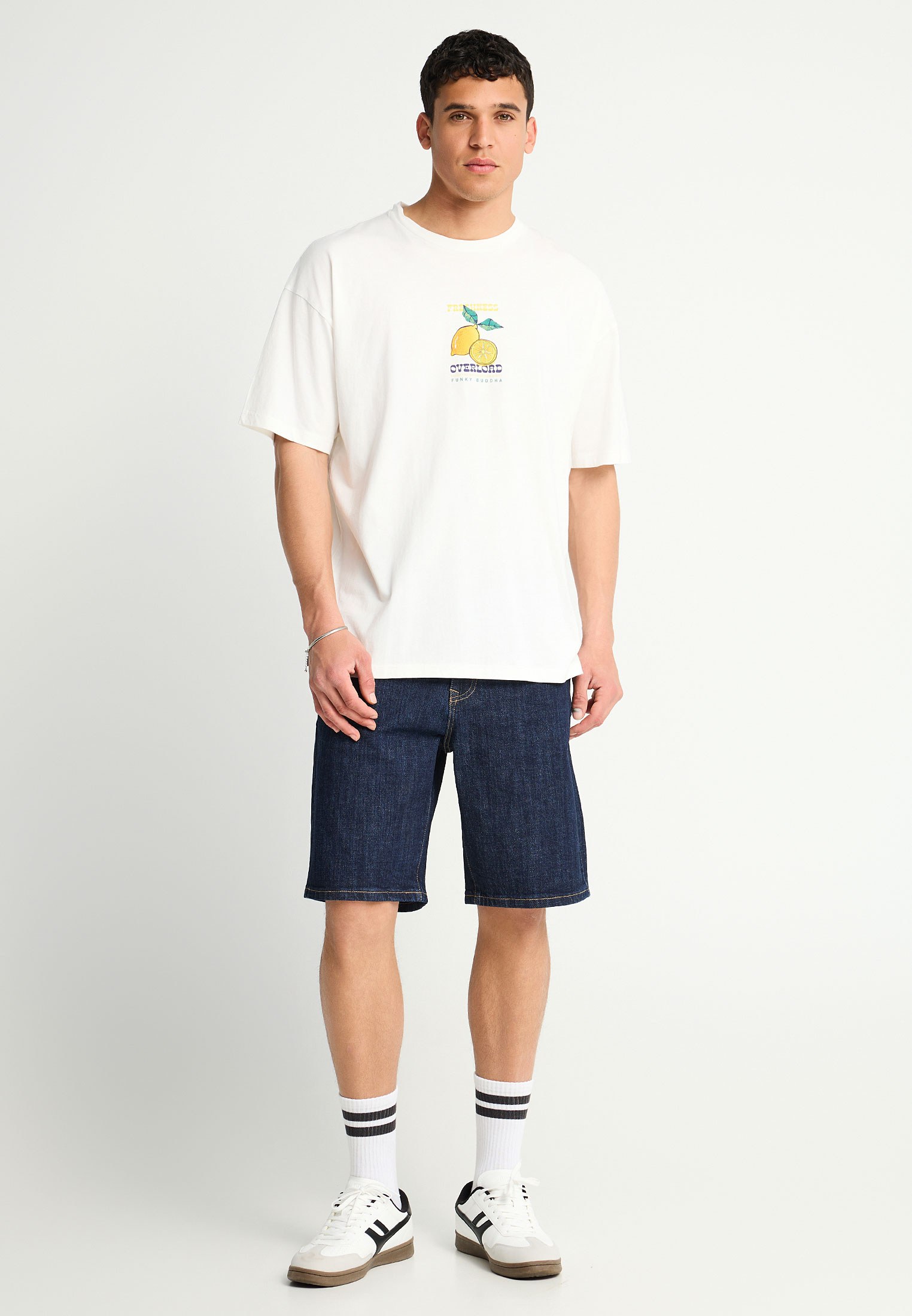 Men's Shirts Funky Buddha White