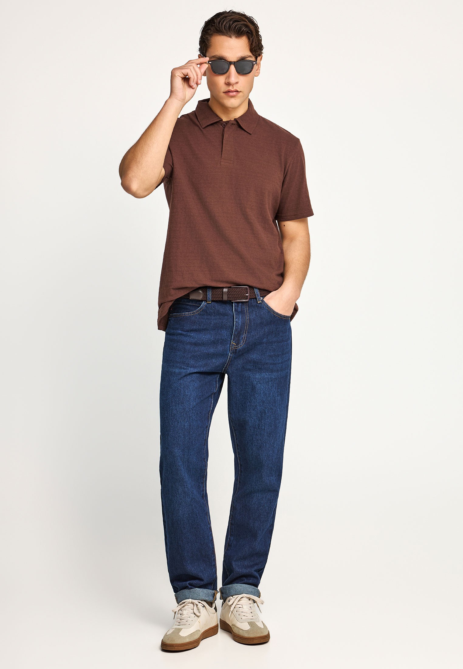 Ανδρικό straight fit τζην από βαμβάκι