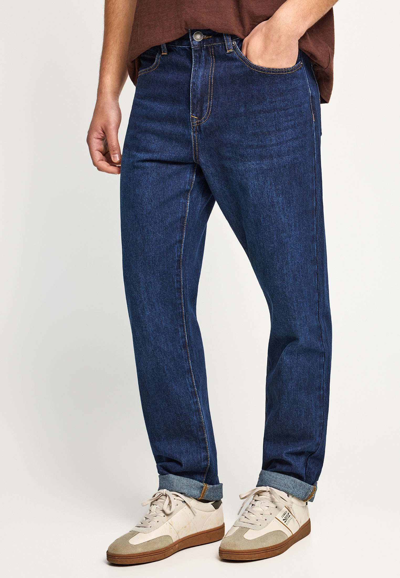 Ανδρικό straight fit τζην από βαμβάκι