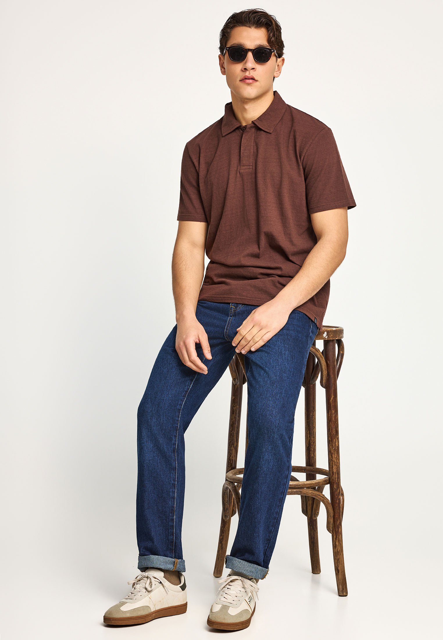 Ανδρικό straight fit τζην από βαμβάκι