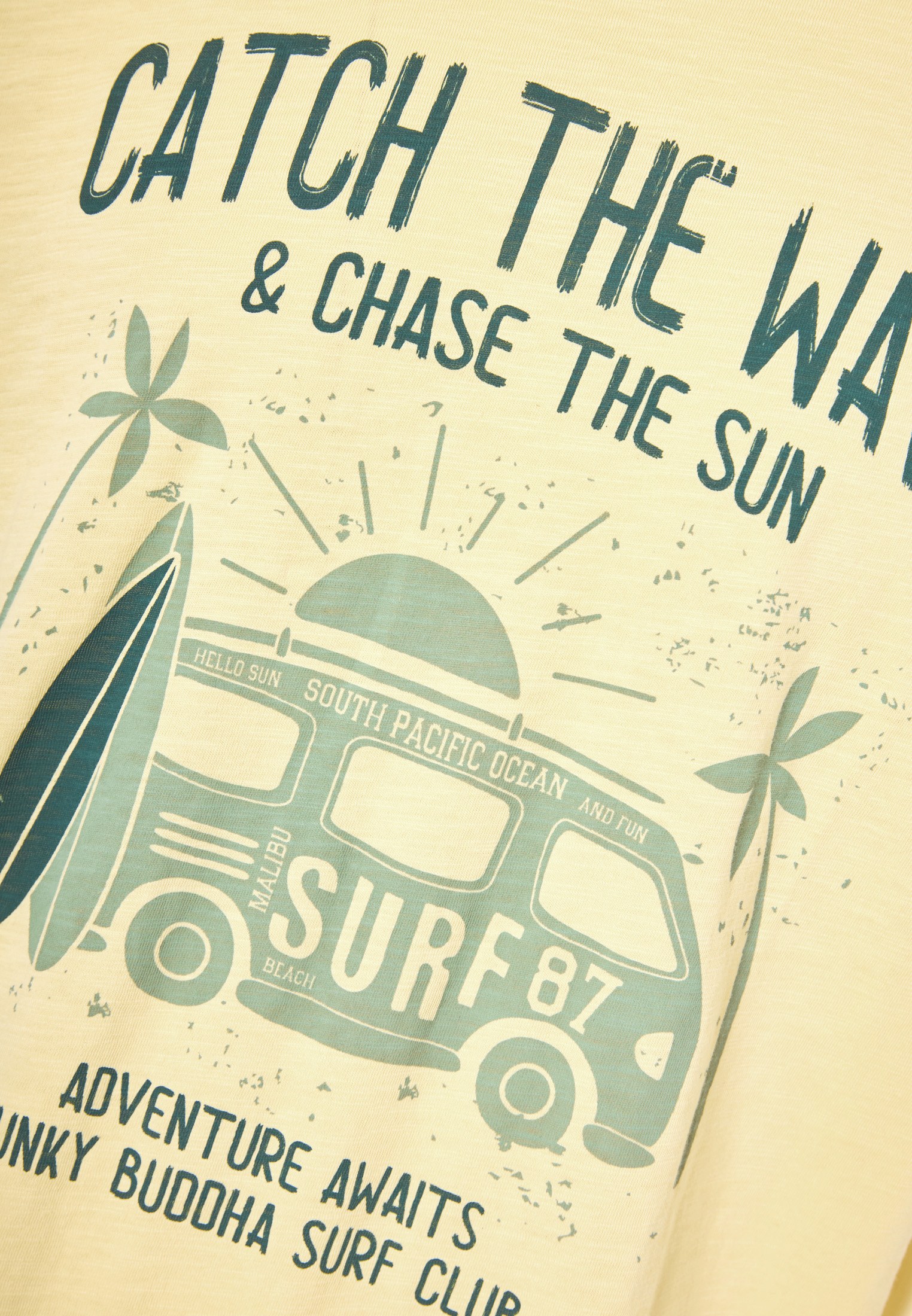 Men's Shirts Funky Buddha Yellow