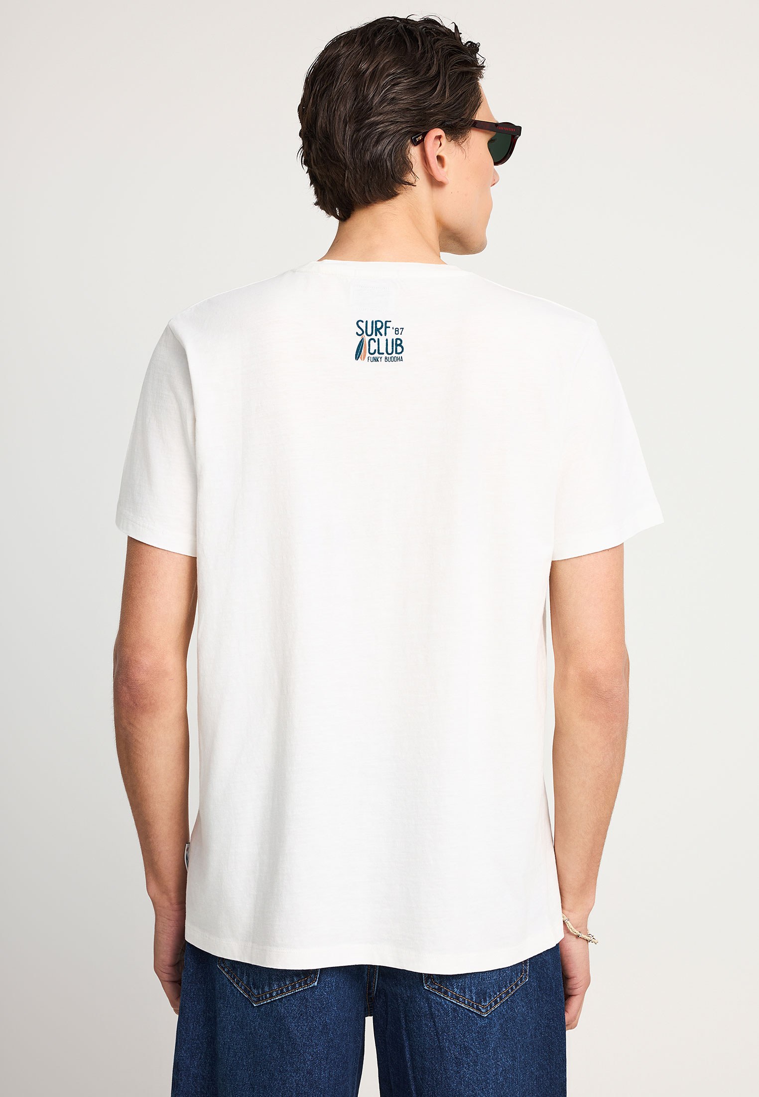 Men's Shirts Funky Buddha White