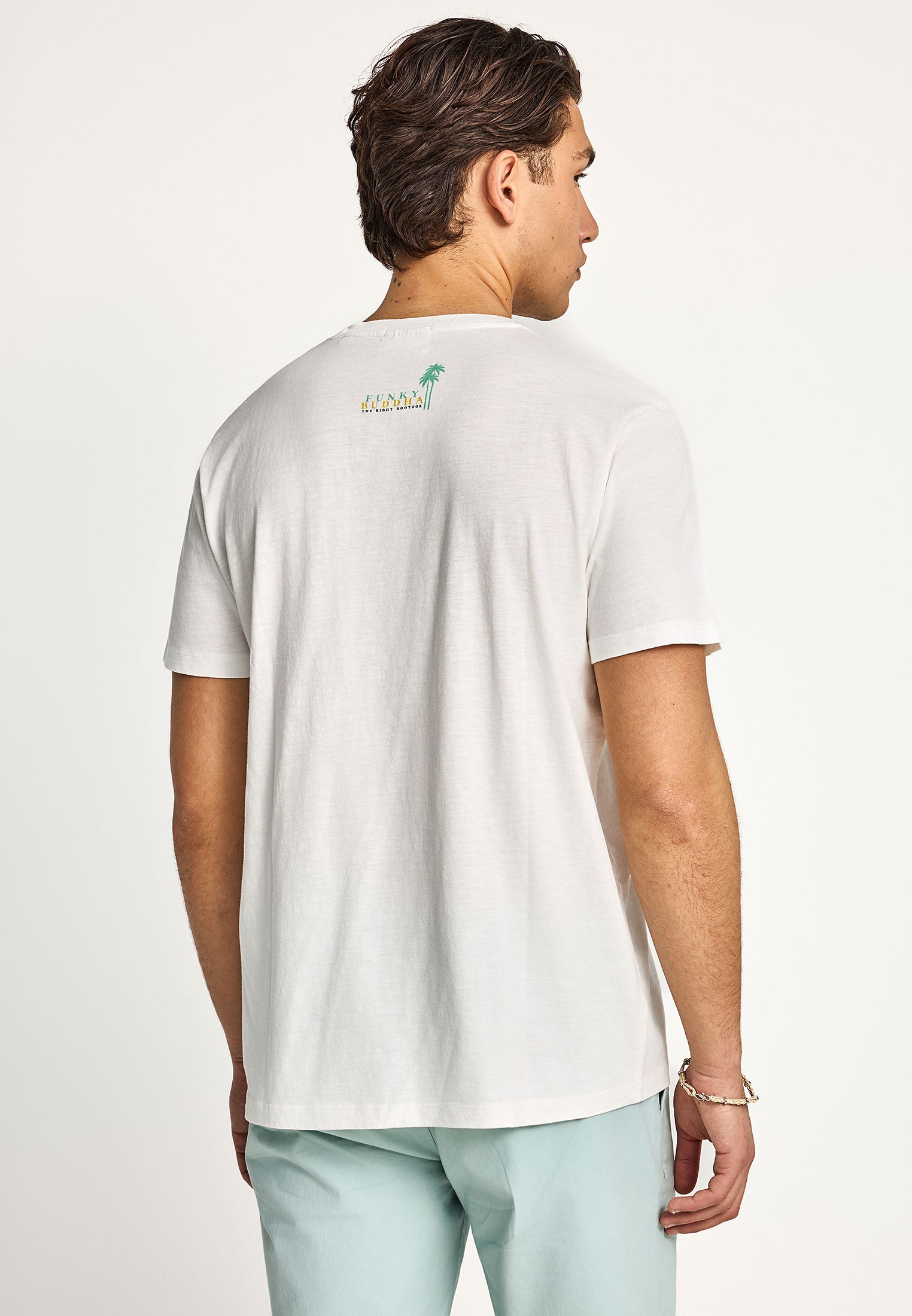 Men's Shirts Funky Buddha White