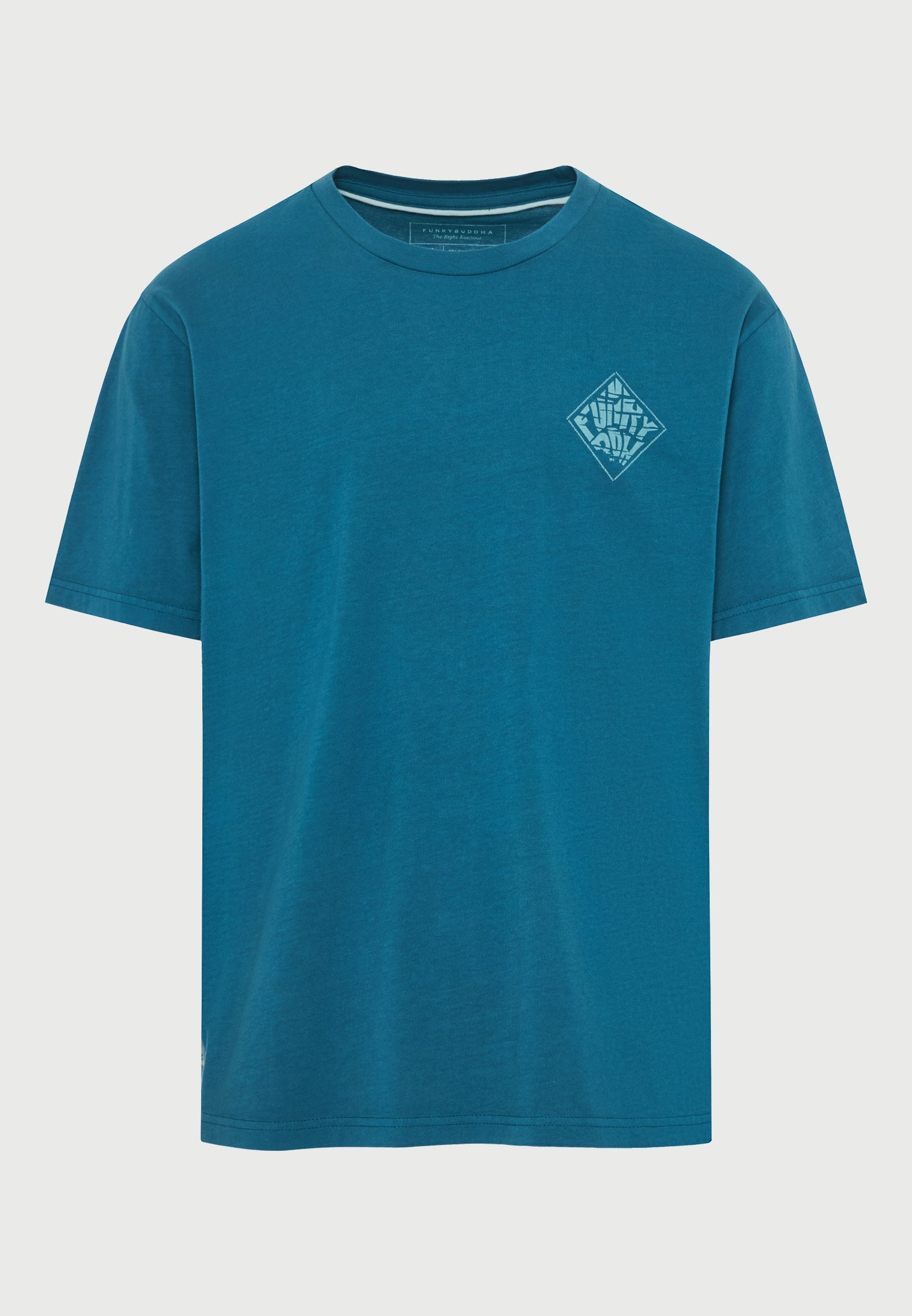 Ανδρικό t-shirt με τύπωμα στην πλάτη