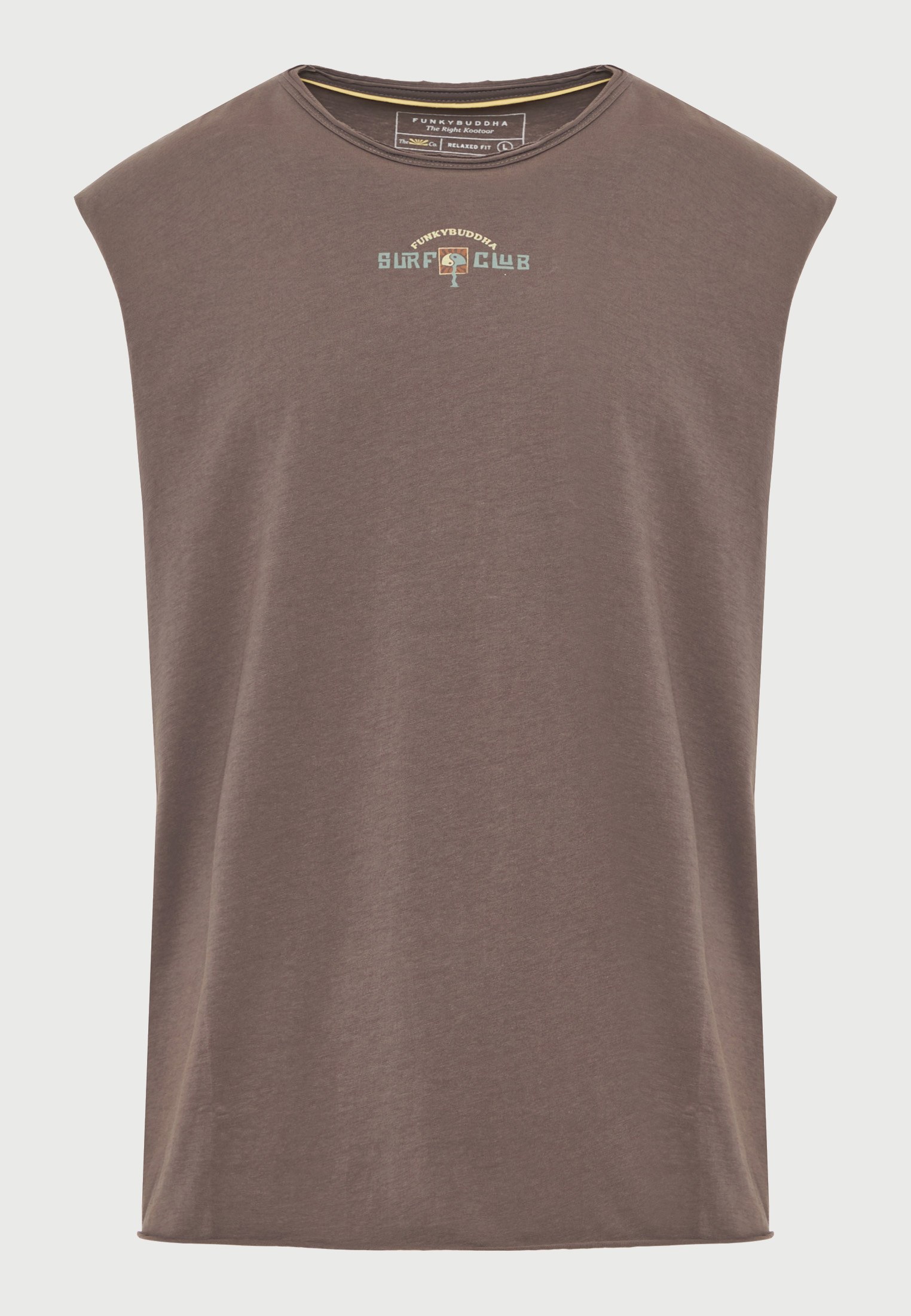 Ανδρική αμάνικη μπλούζα από βαμβάκι