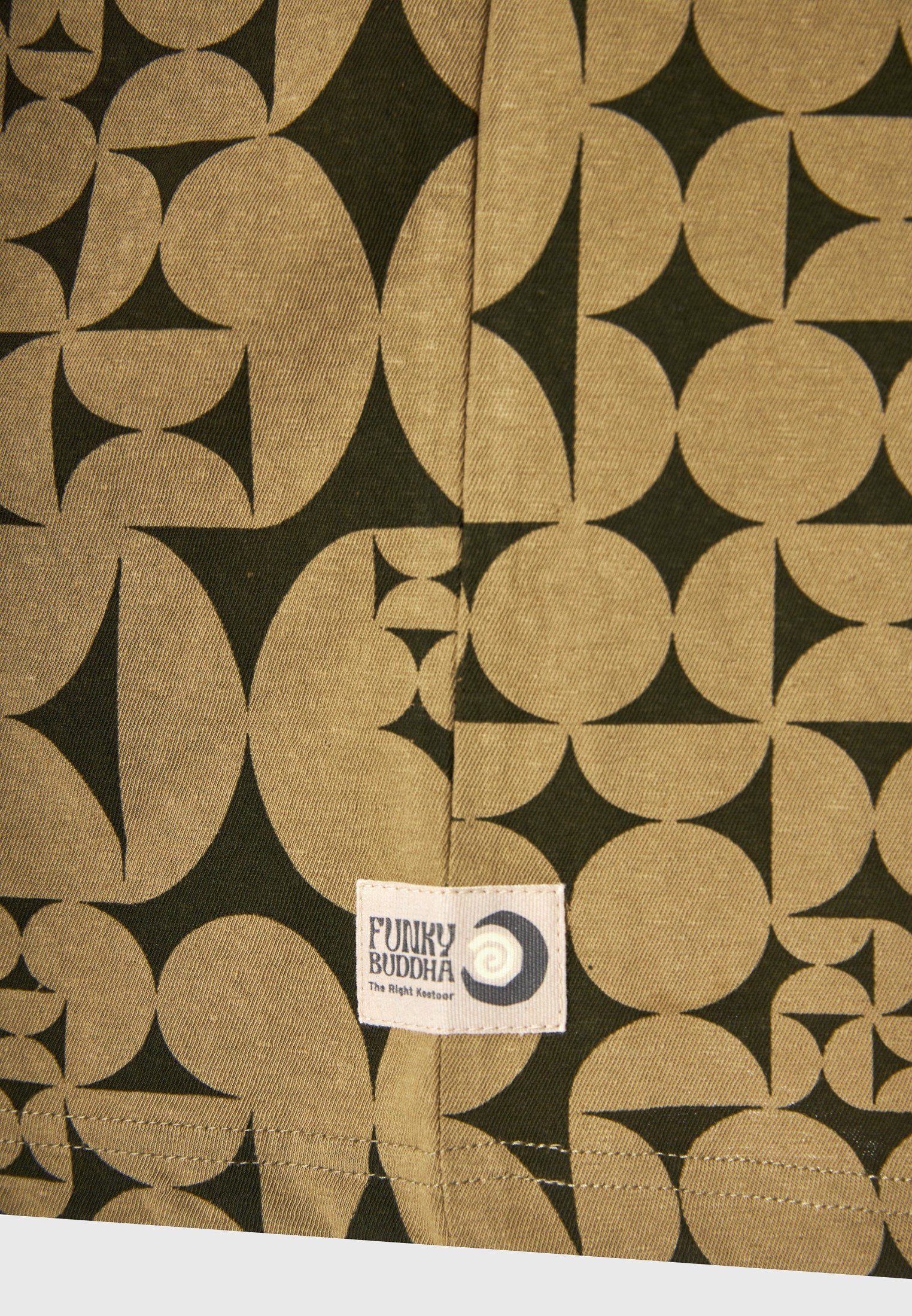 Men's Shirts Funky Buddha Green