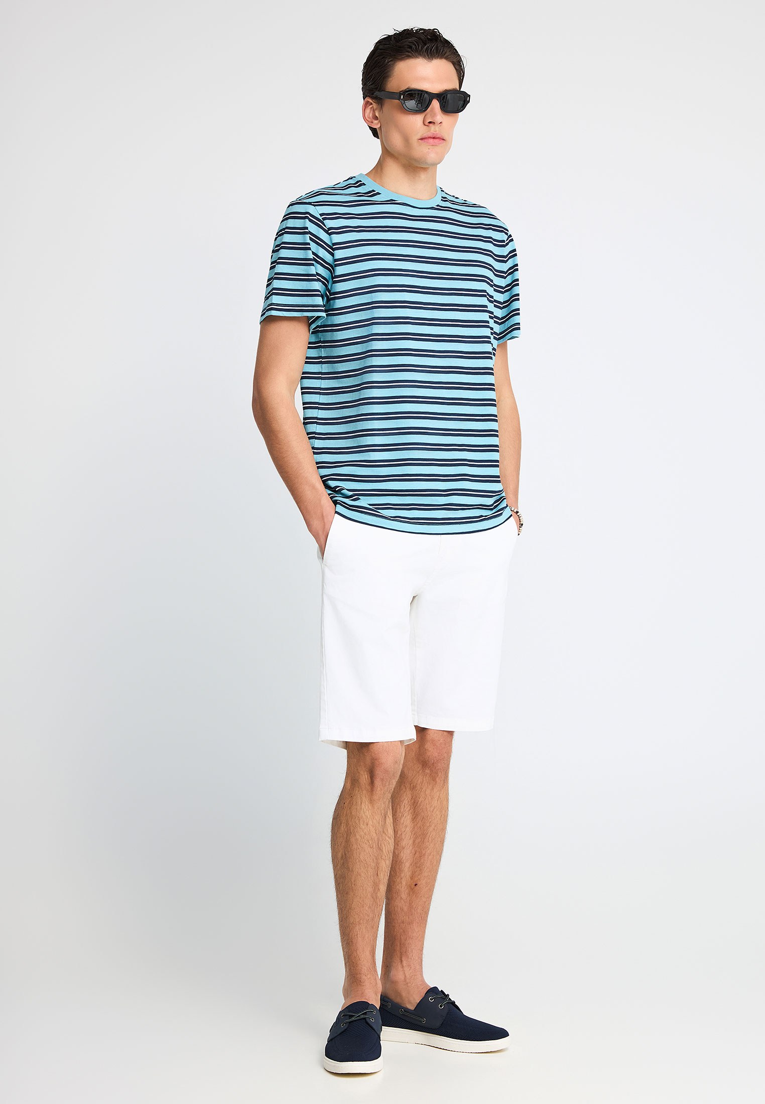 Men's Shirts Funky Buddha Blue